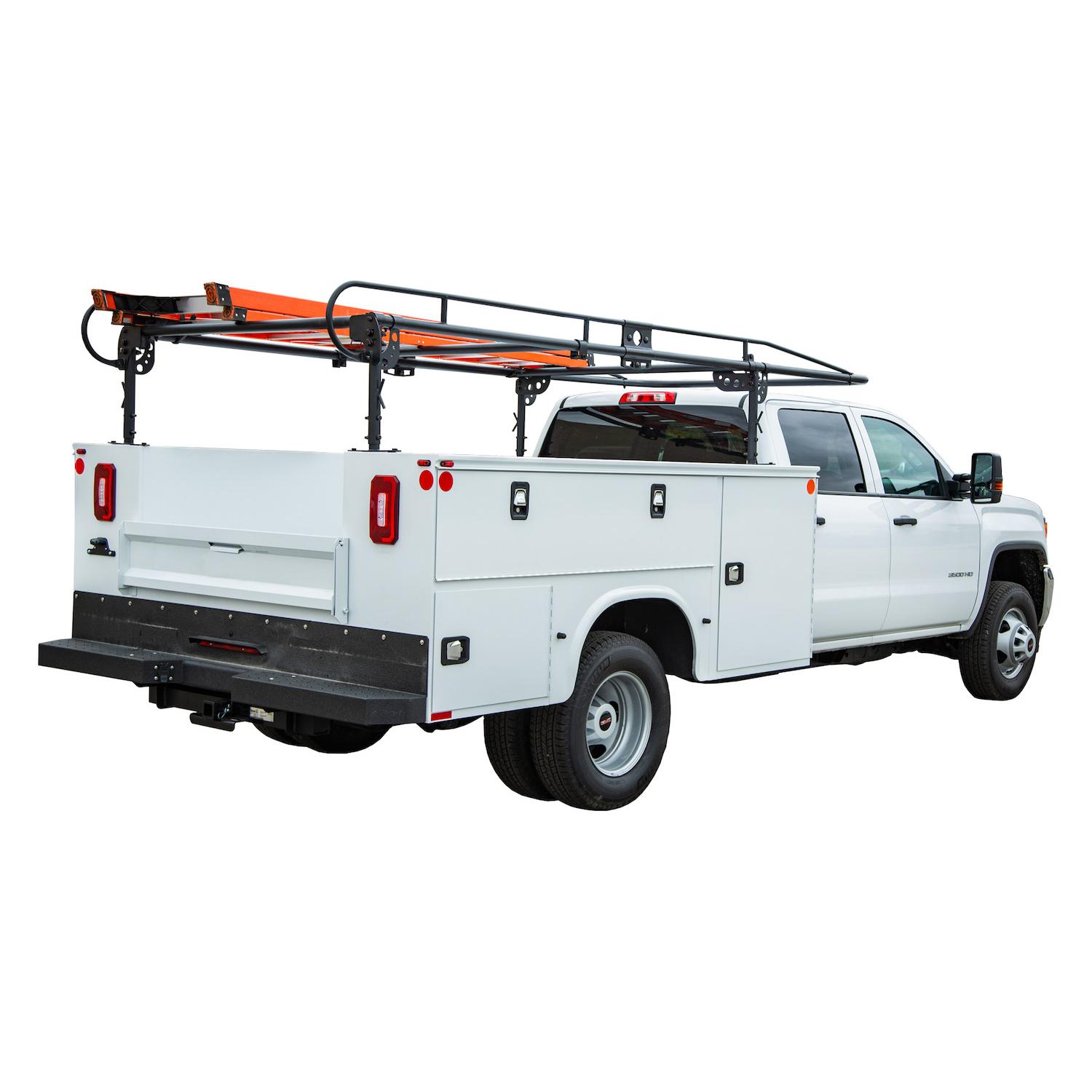 Buyers Products Black 14 1/2ft Service Body Ladder Rack | AutoZone