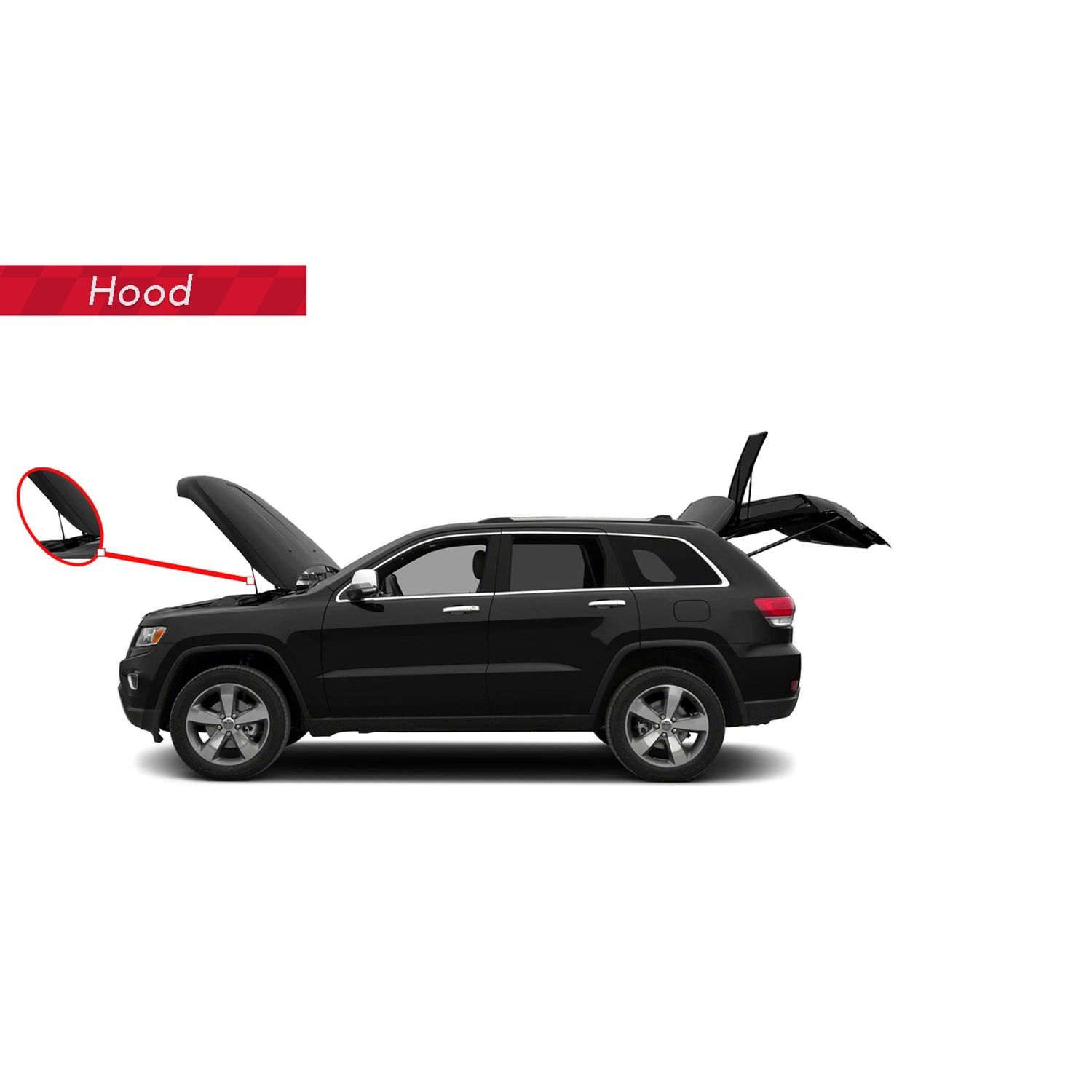 901373 Monroe Max Lift Gas Charged Lift Support Free Shipping Free - View #2