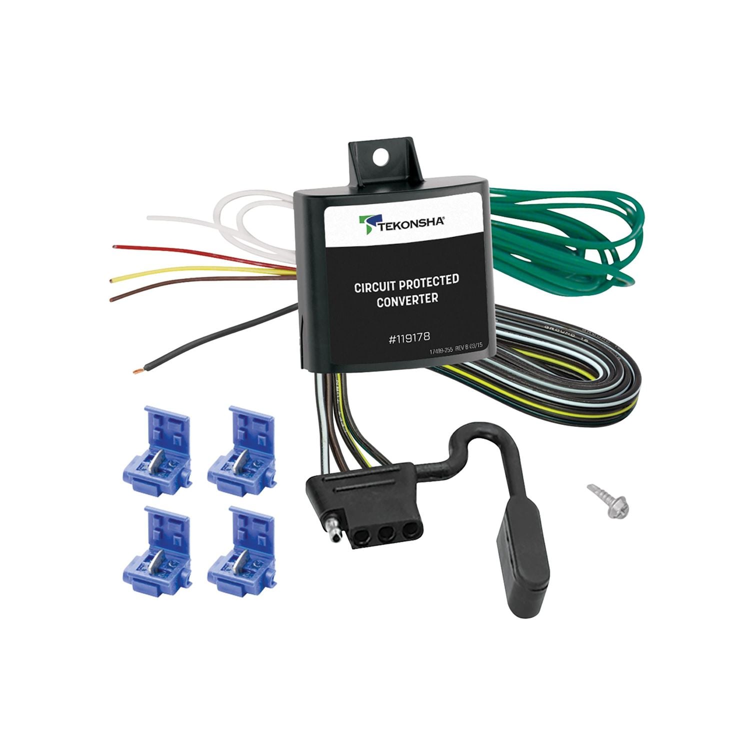 Tekonsha 2 to 3 Wire Taillight Converter with Integrated Circuit