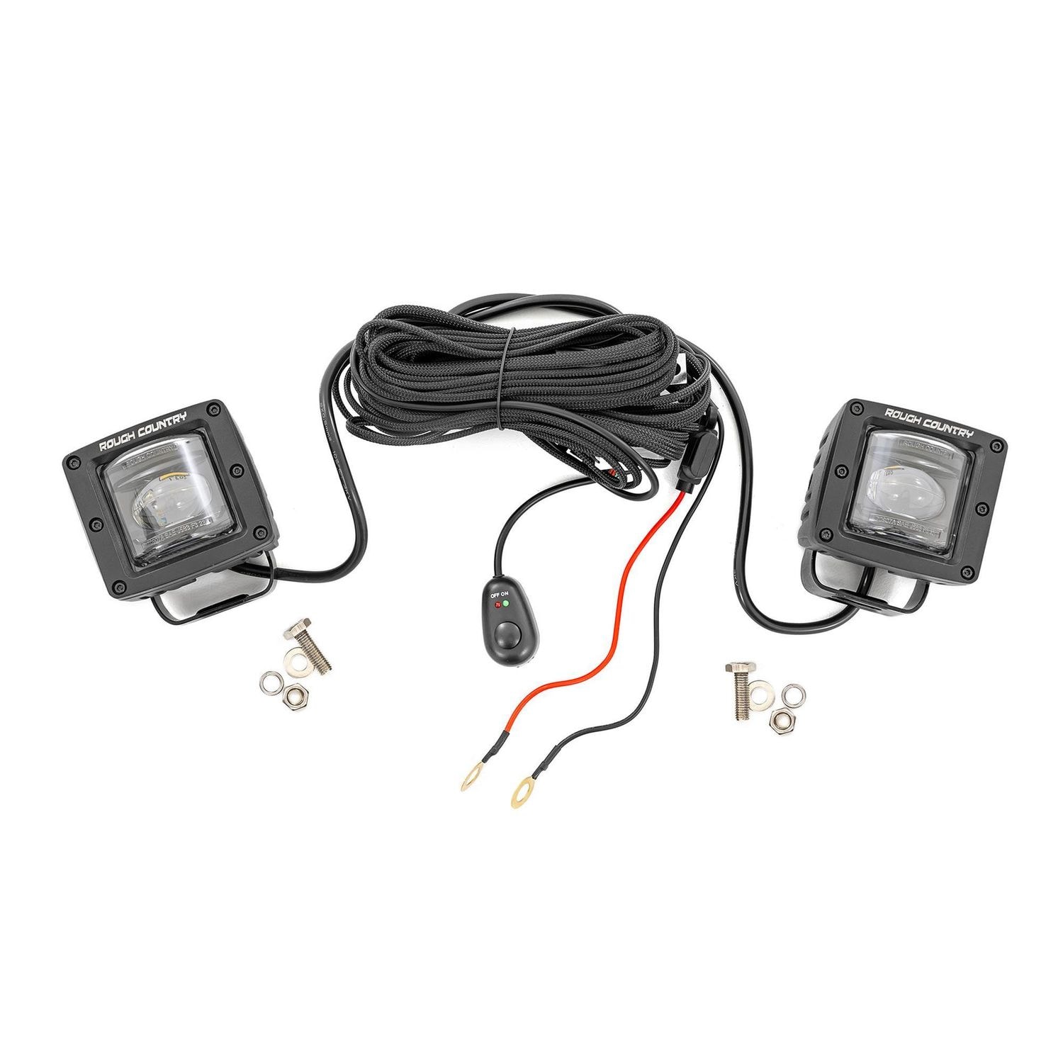 2 Inch Black Series LED Light Pods | SAE Fog | Pair