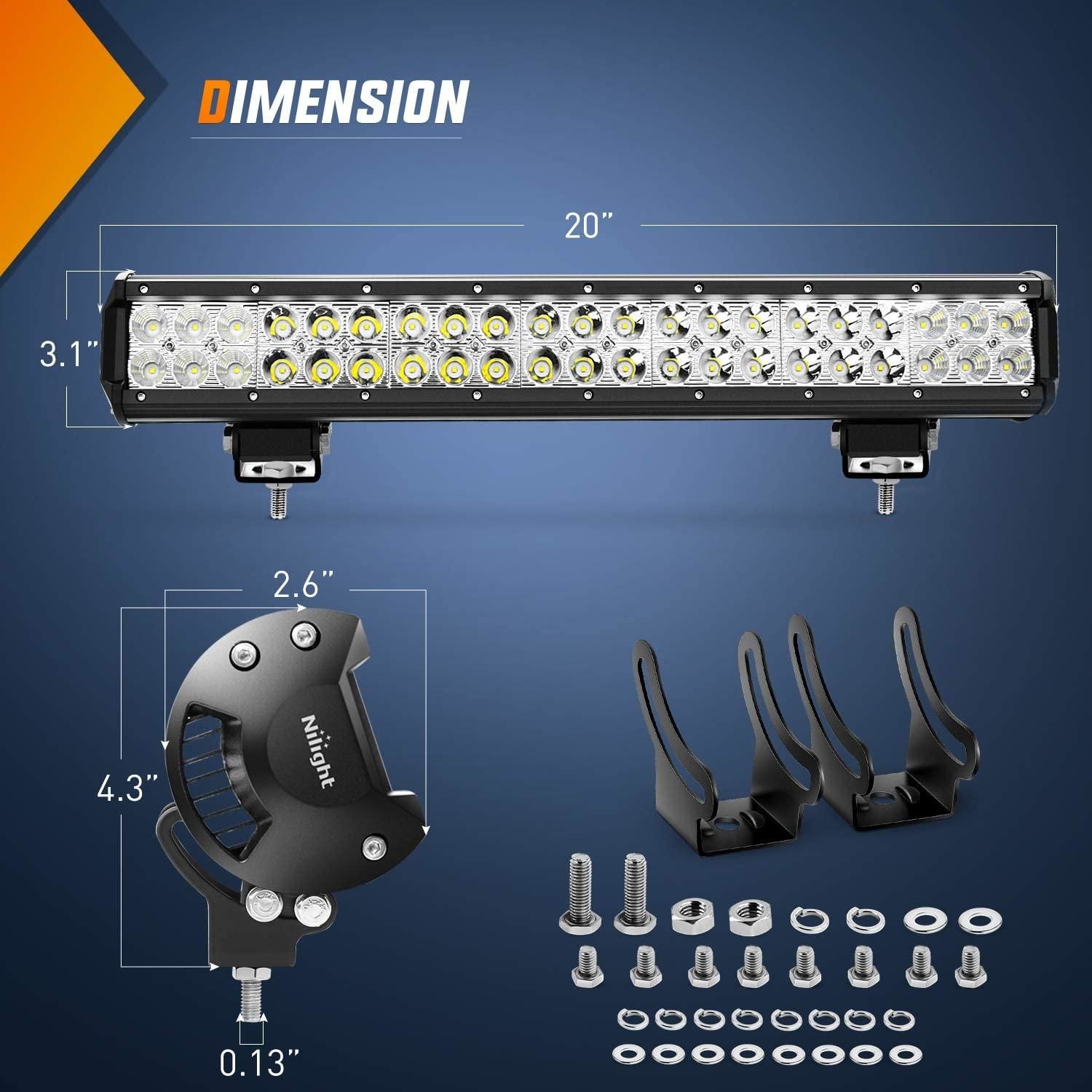 Nilight Light Bar ZH438 | AutoZone