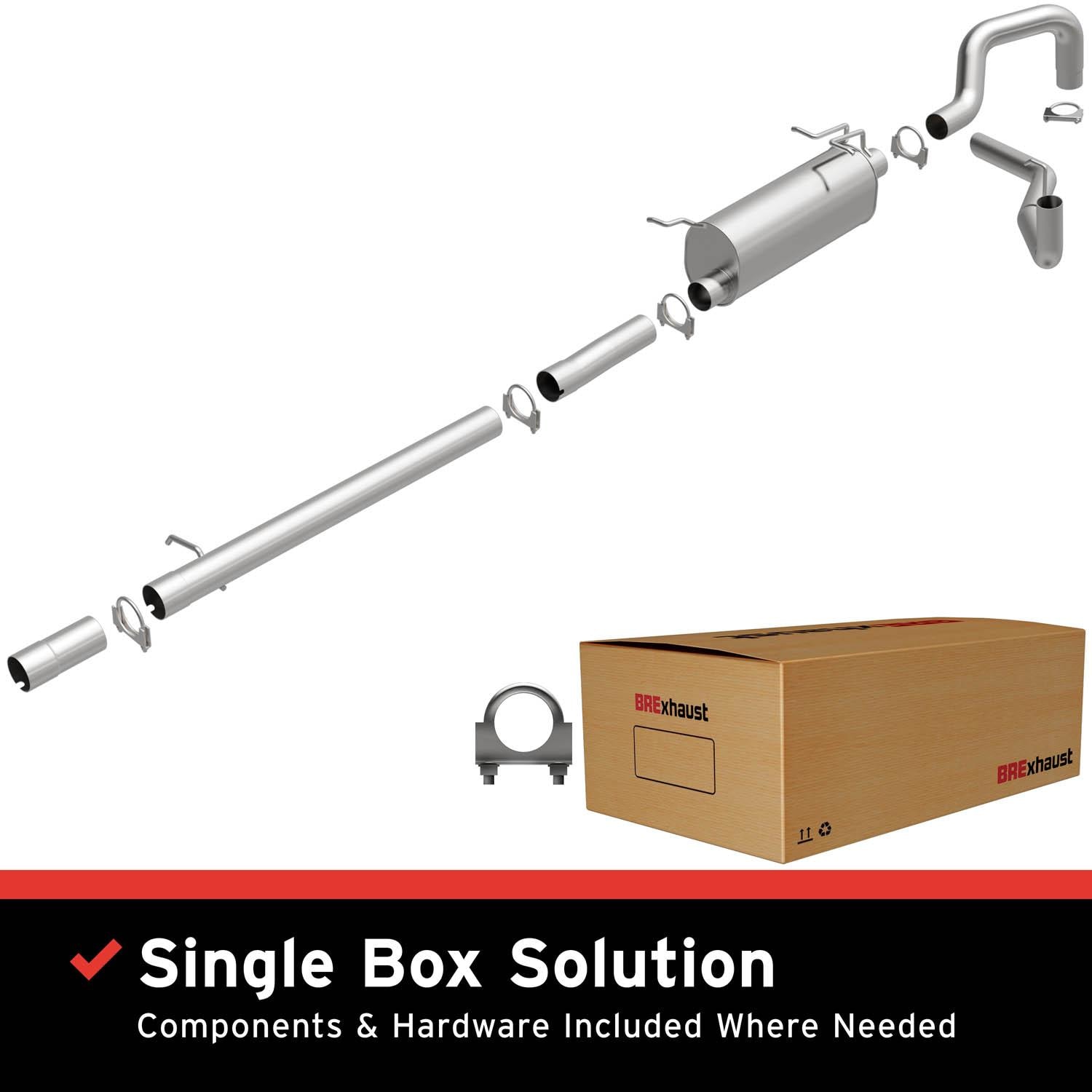 BRExhaust Muffler Kit 106-0007 | AutoZone