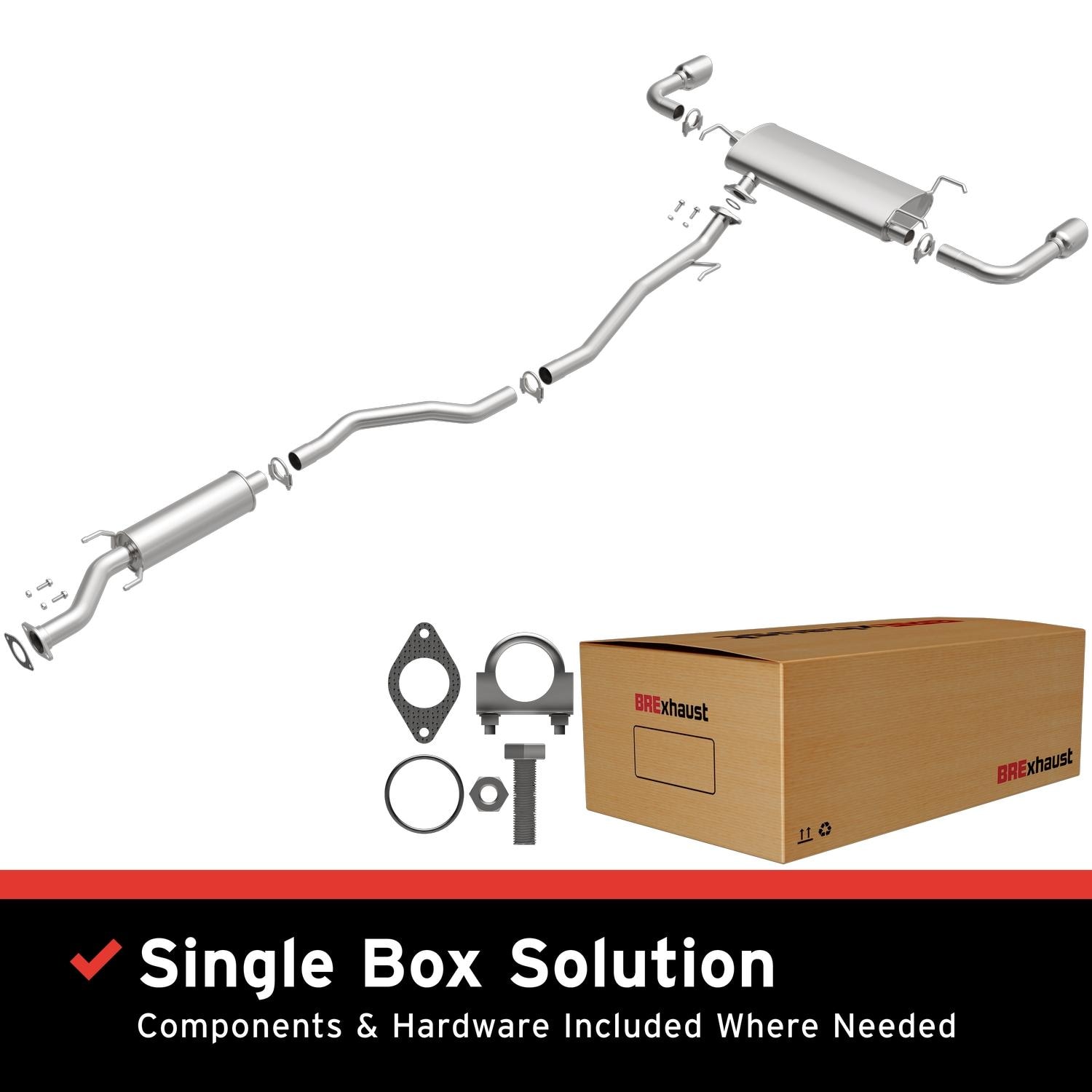 BRExhaust Muffler Kit 106-0137 | AutoZone