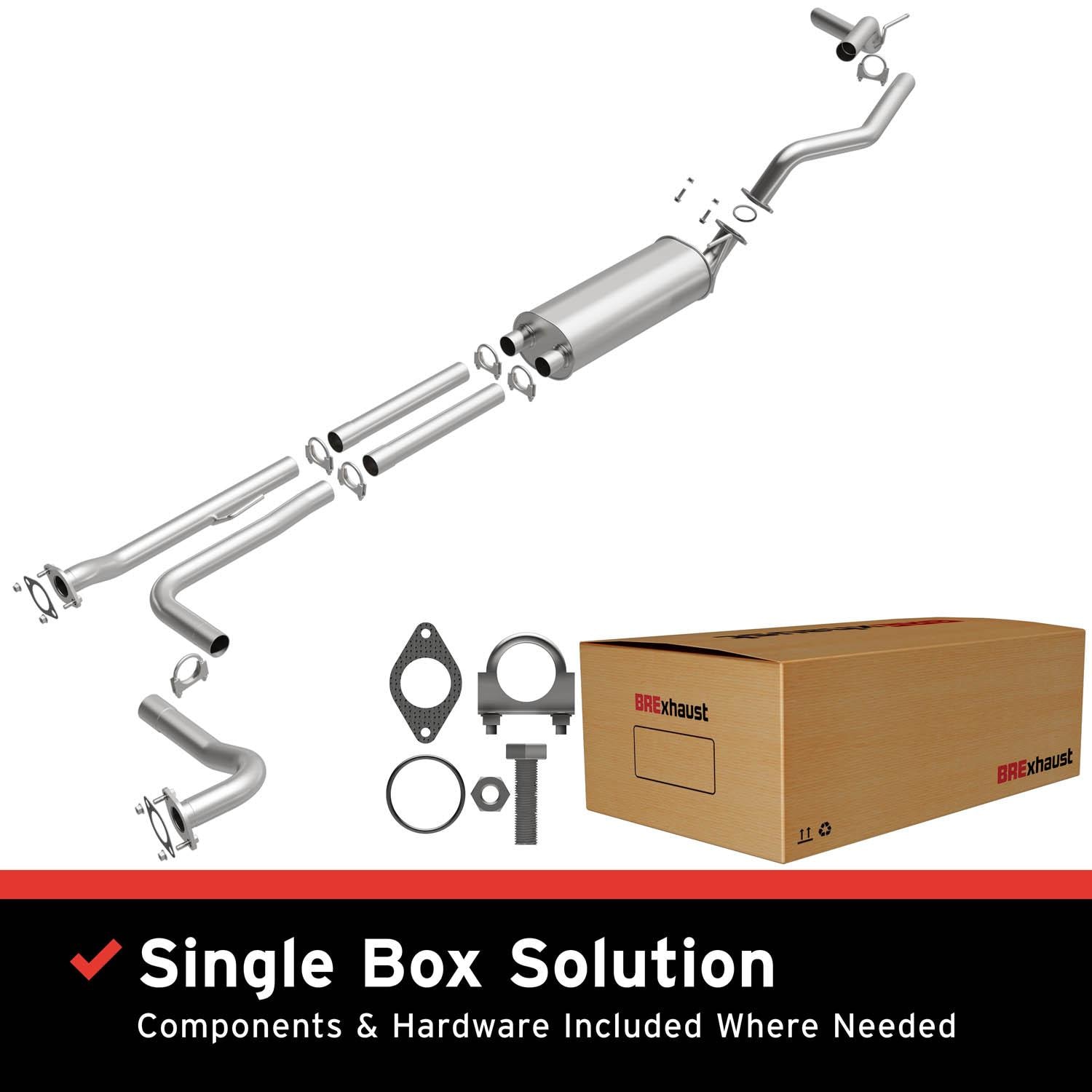 BRExhaust Bolt-On Exhaust Muffler Assembly 106-0742 | AutoZone