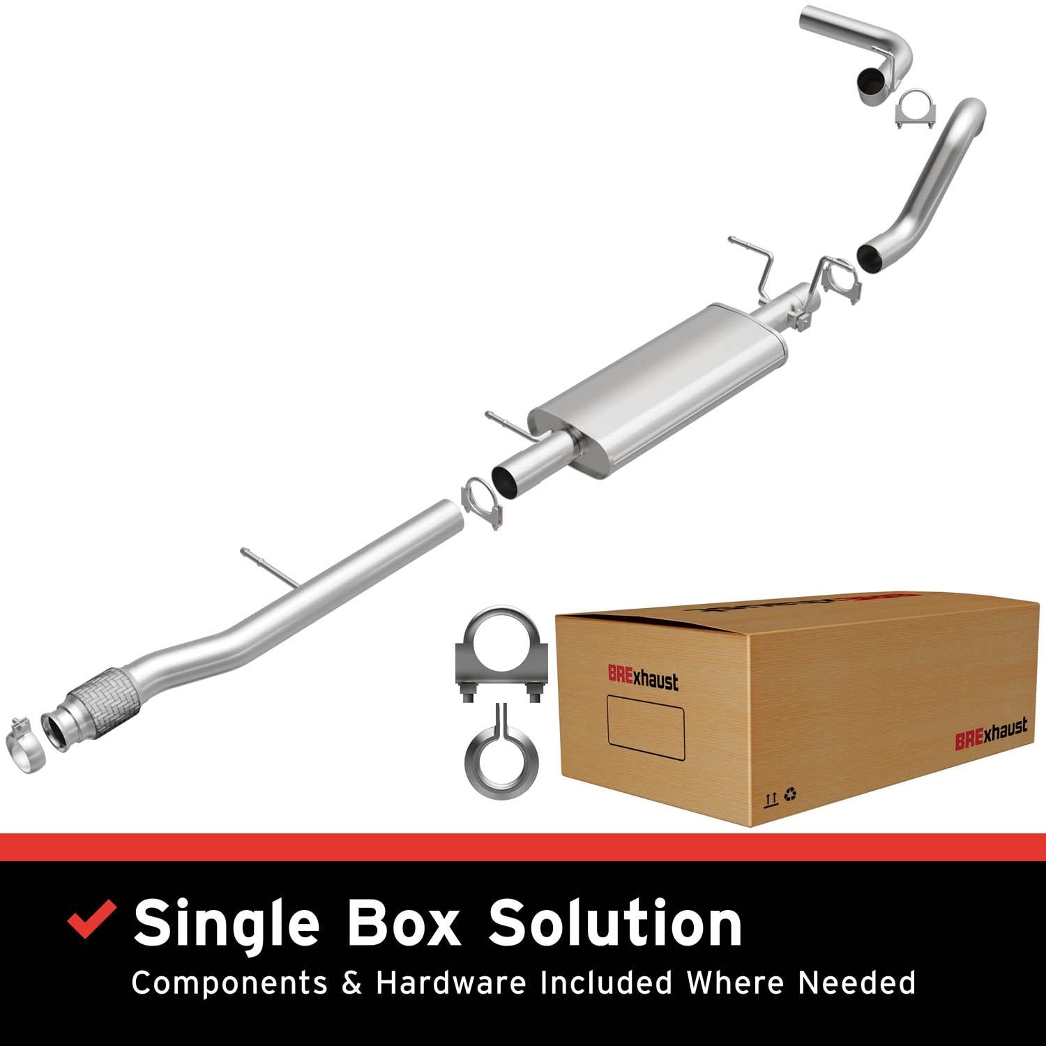 BRExhaust Exhaust System Kit 106-0747 for GMC Sierra 1500