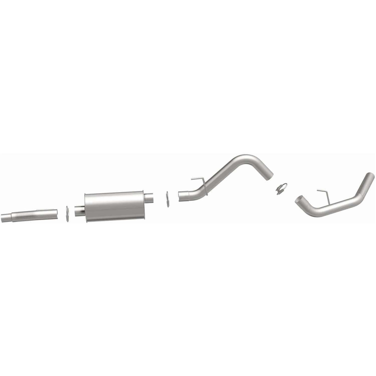 Northeastern Exhaust Stainless Steel Cat-Back Exhaust Kit For 2004 Jeep Liberty 3.7L
