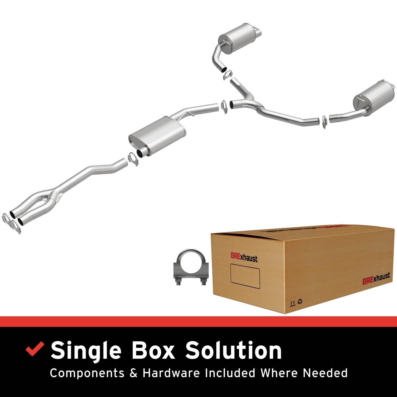 BRExhaust Exhaust System Kit 106-0842 for Chrysler 300