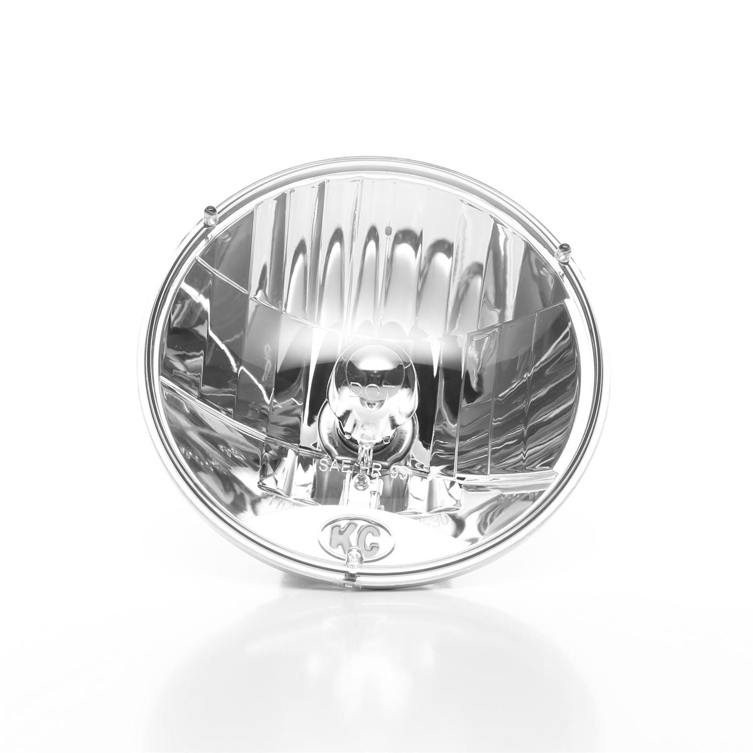 KC HiLiTES 7in Round H4 55-60 Watt Lexan Headlight Replacement