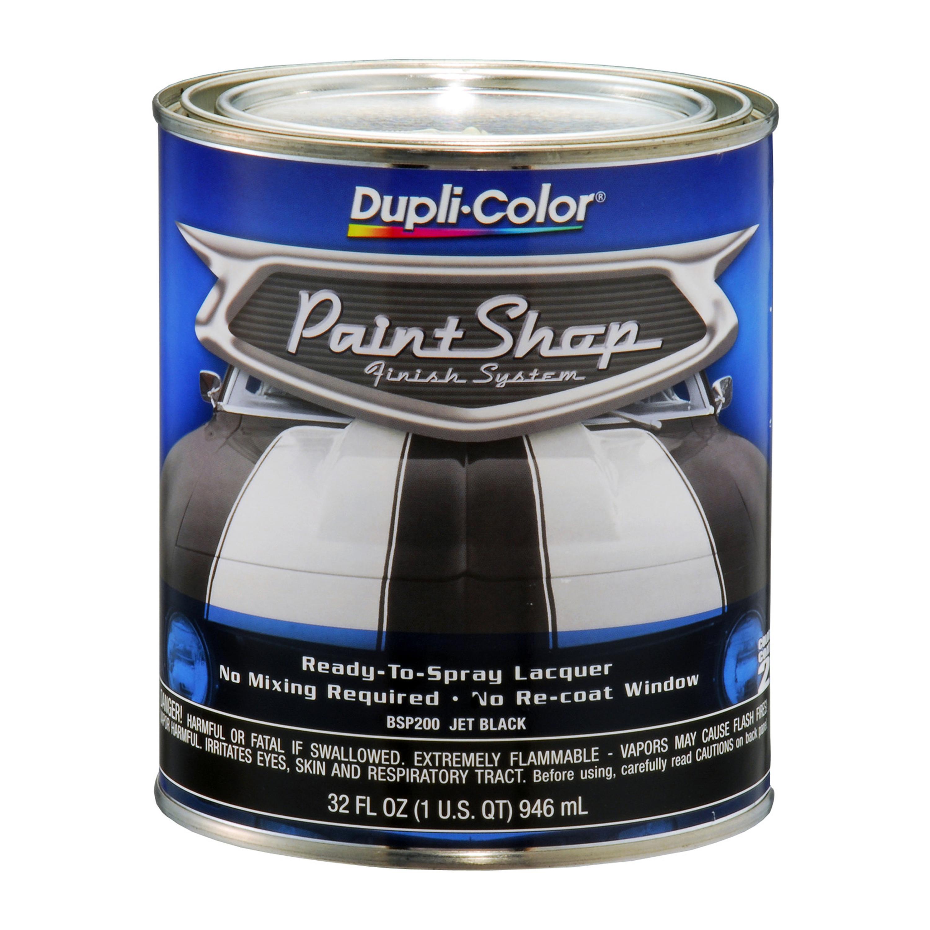 Dupli-Color Paint Shop Jet Black Lacquer for Cadillac Brougham