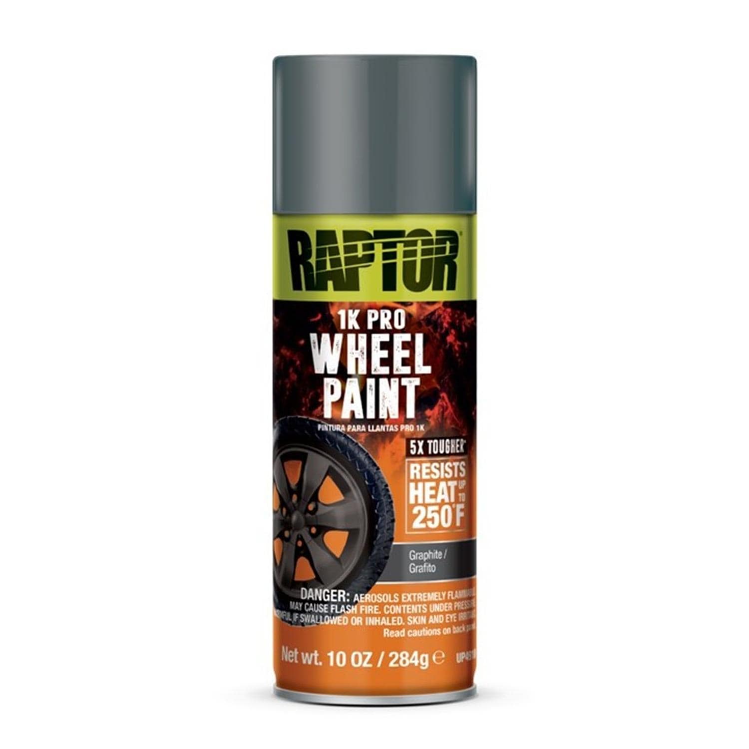 RAPTOR Graphite Wheel Paint High Temp Aerosol Paint for Cadillac Brougham