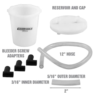 OEMTOOLS One-Man Brake Bleeder Kit AutoZone
