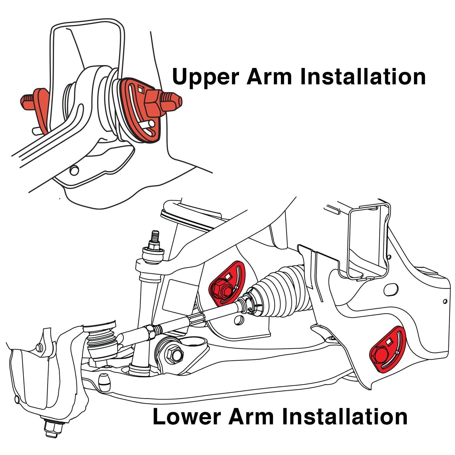 Specialty Products Company / SPC Performance Alignment Caster / Camber Cam Bolt Kit 86375
