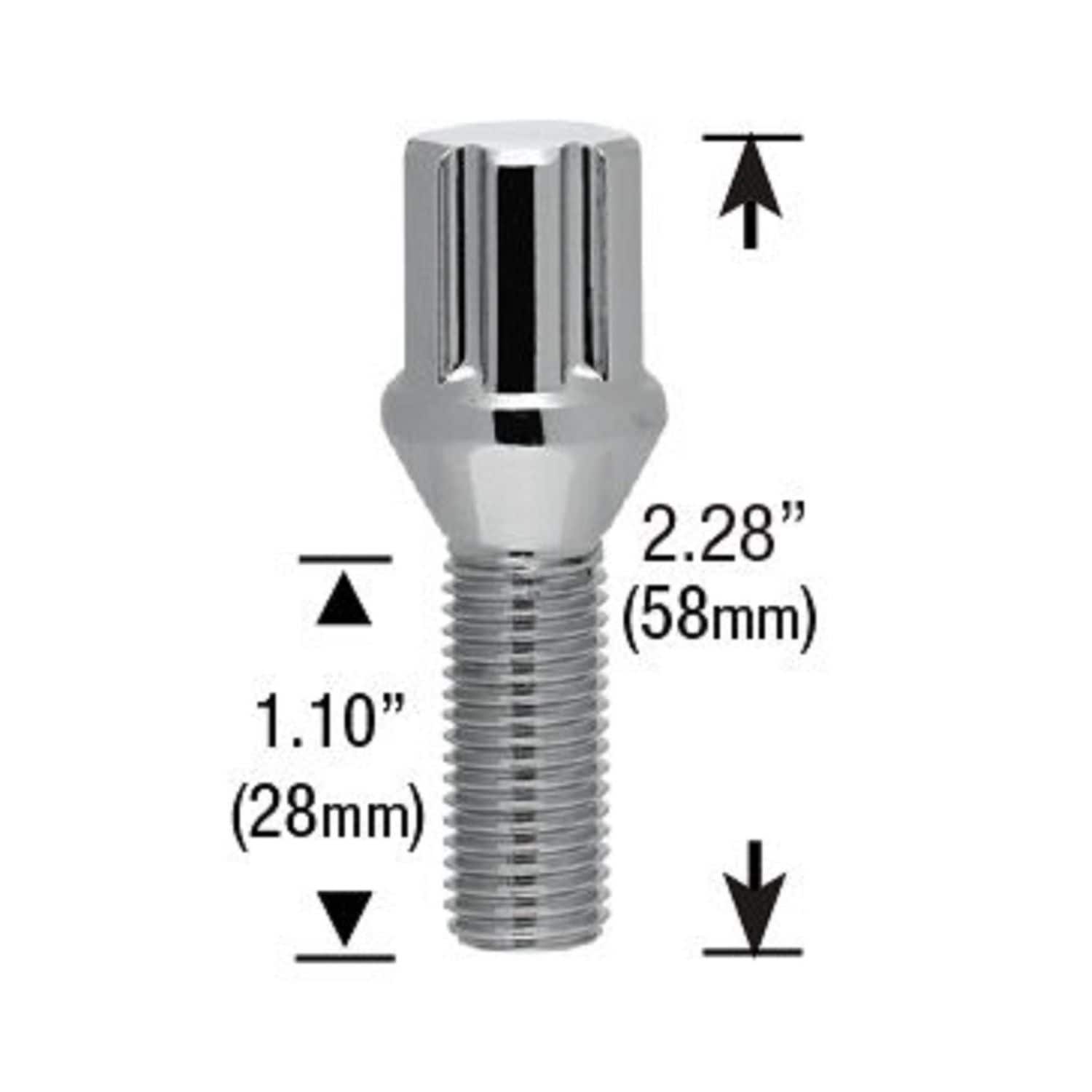White Knight Wheel Lug Bolt 318074 | AutoZone