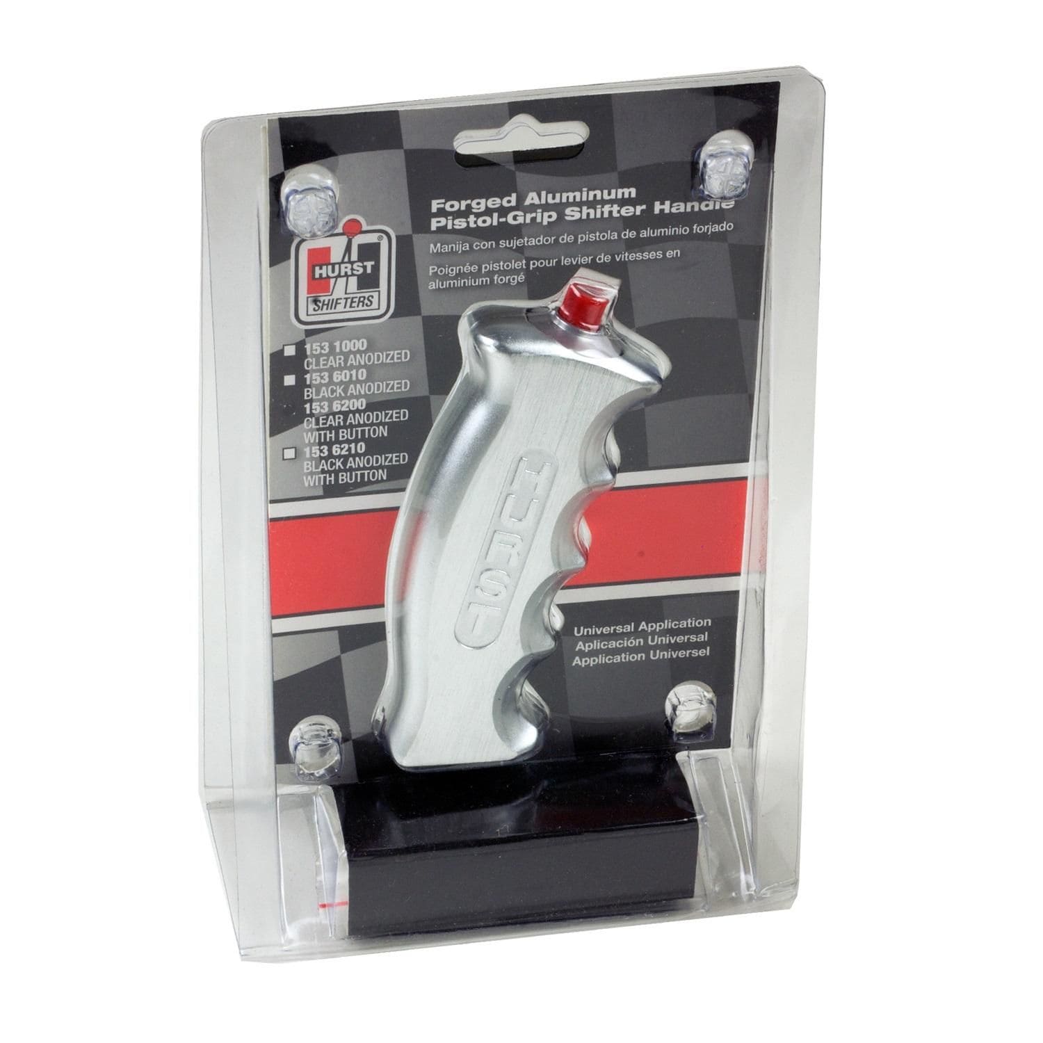 Hurst Billet/Plus Universal Pistol Grip Shift Handle with 12 Volt