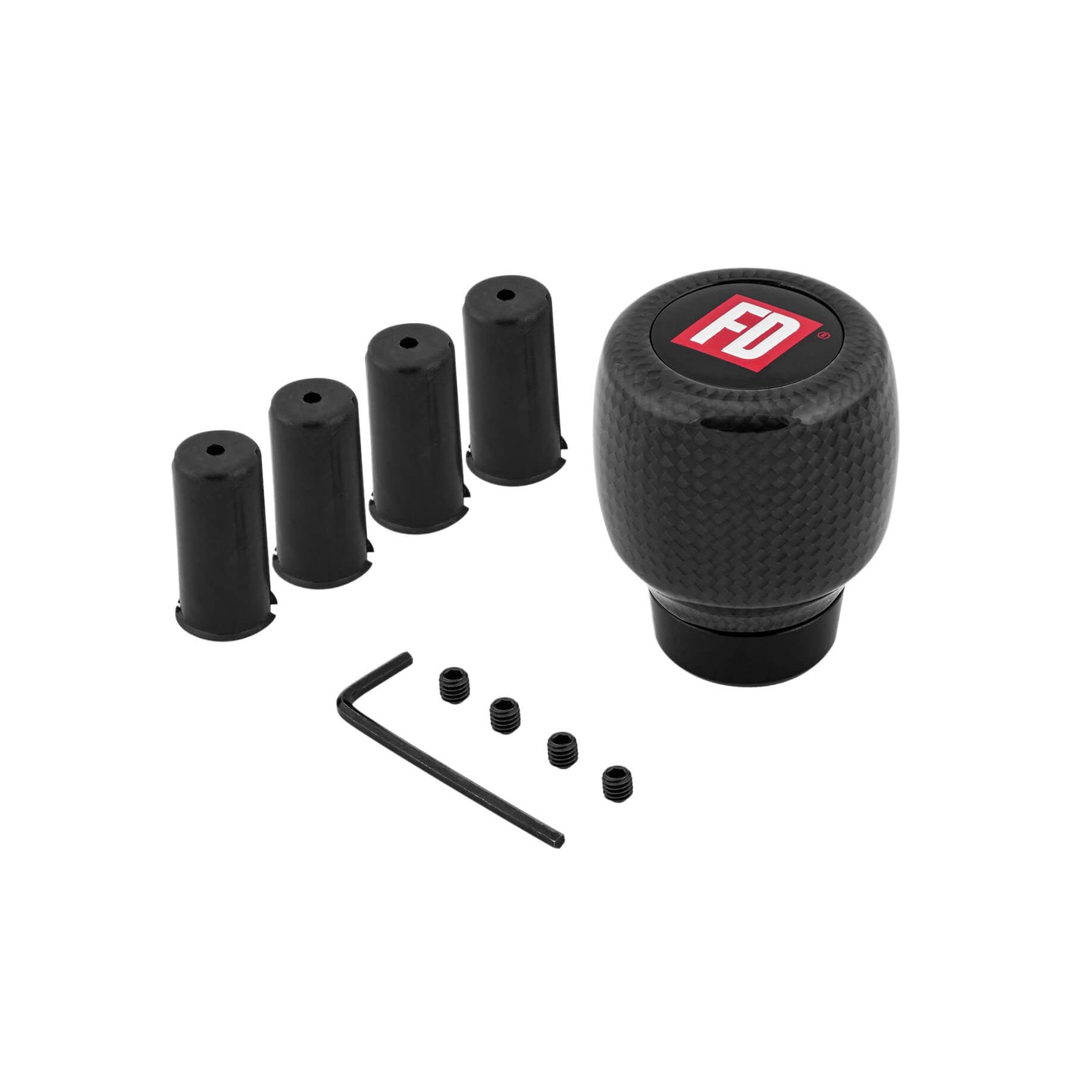 Formula Drift Black Carbon Fiber Shift Knob | AutoZone