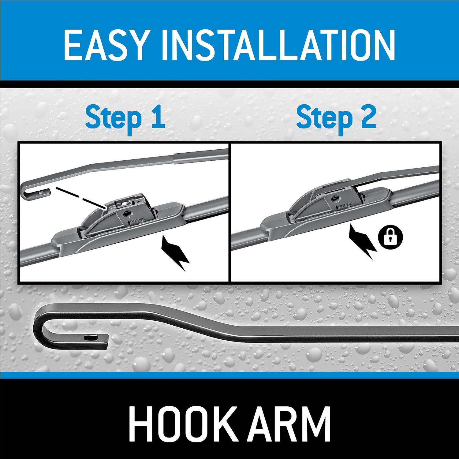 OEM QUALITY 24" 22" PARRATI Premium All-Season Windshield
