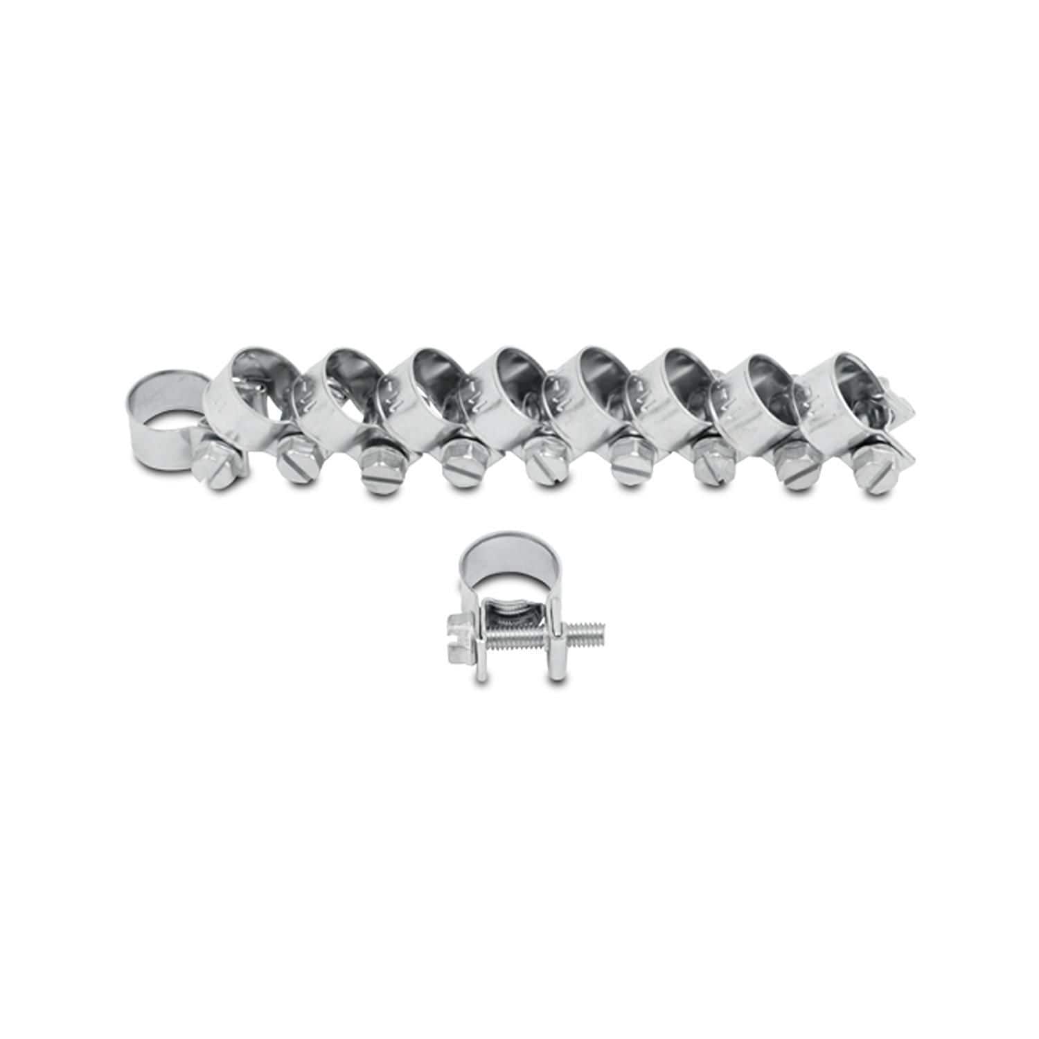 Vibrant Performance Fuel Injector Style Mini Hose Clamp: 8mm-10mm (Pack of 10) 12231 for GMC V3500