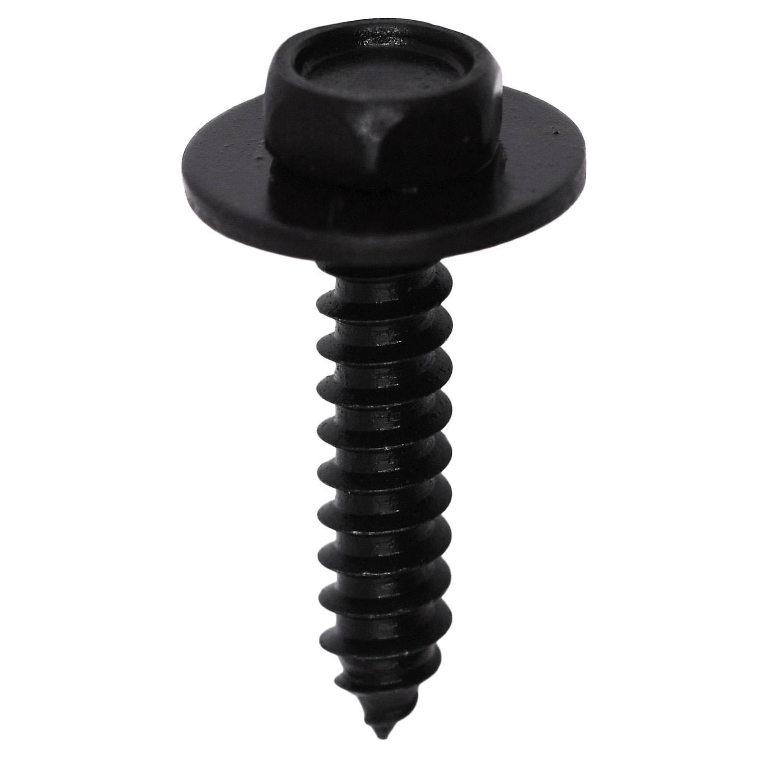 50-Pack M4.2x20mm Black Hex Screws For GM Grille & Fog Lights