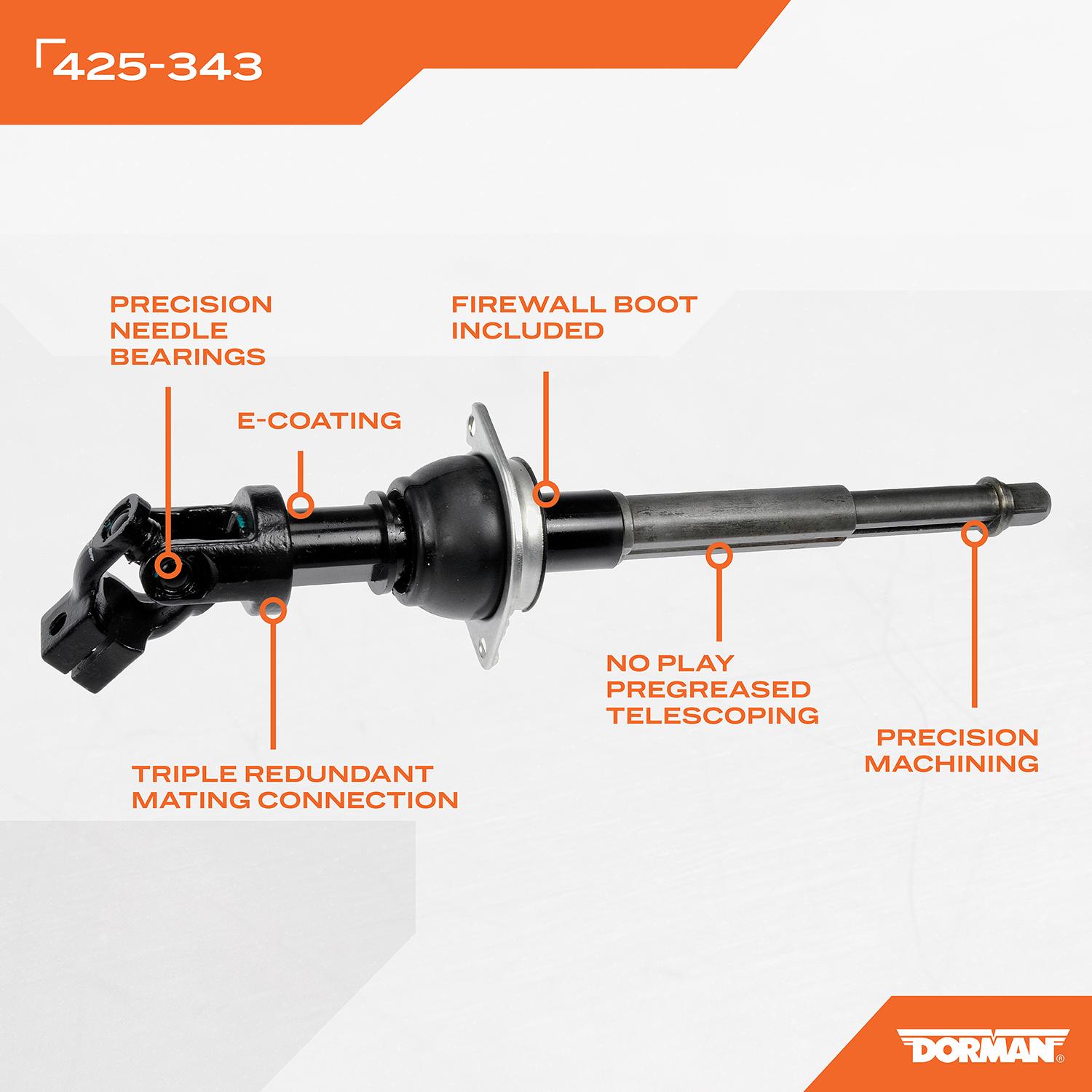 Dorman Steering Intermediate Shaft 425-343 | AutoZone