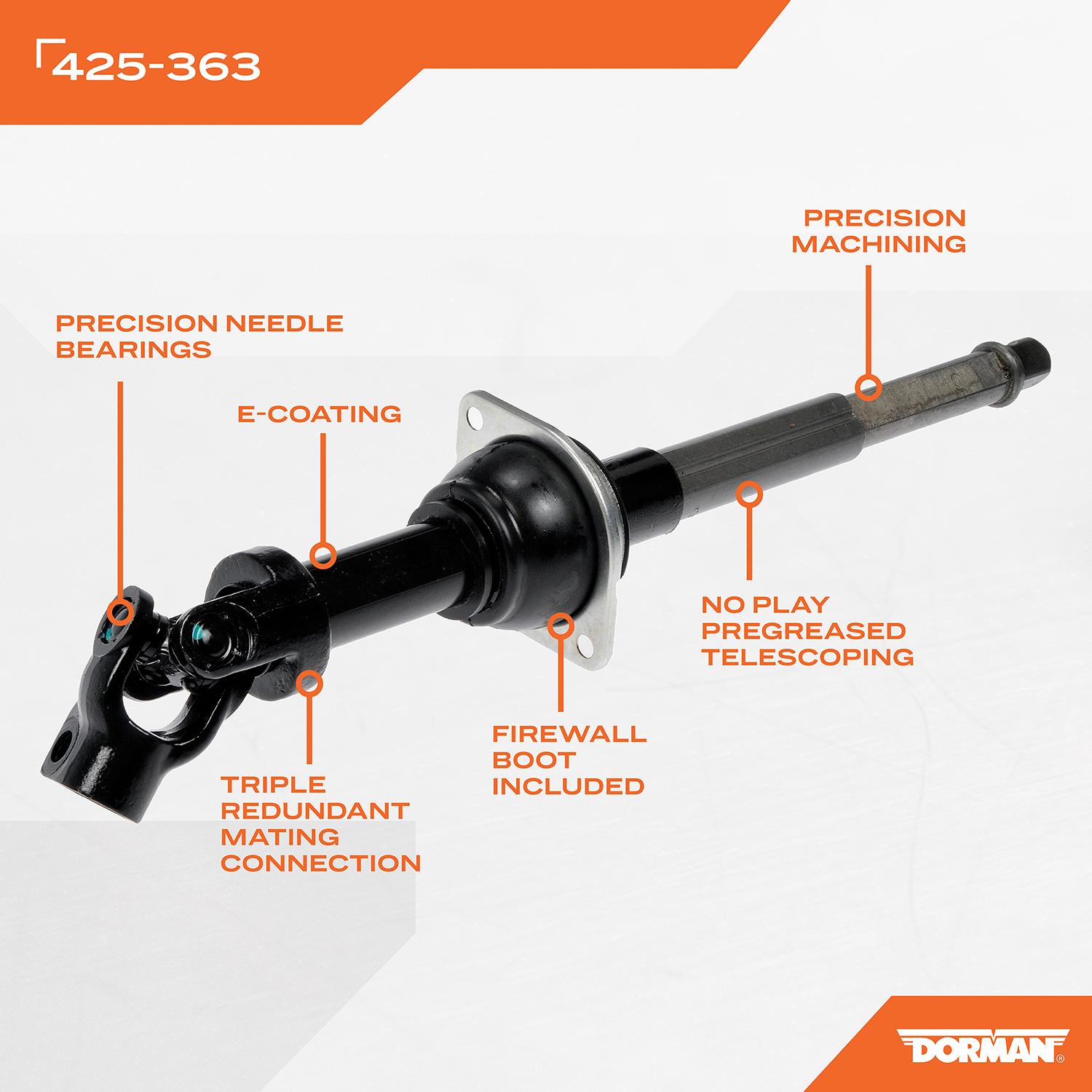 Dorman Steering Intermediate Shaft 425-363 | AutoZone