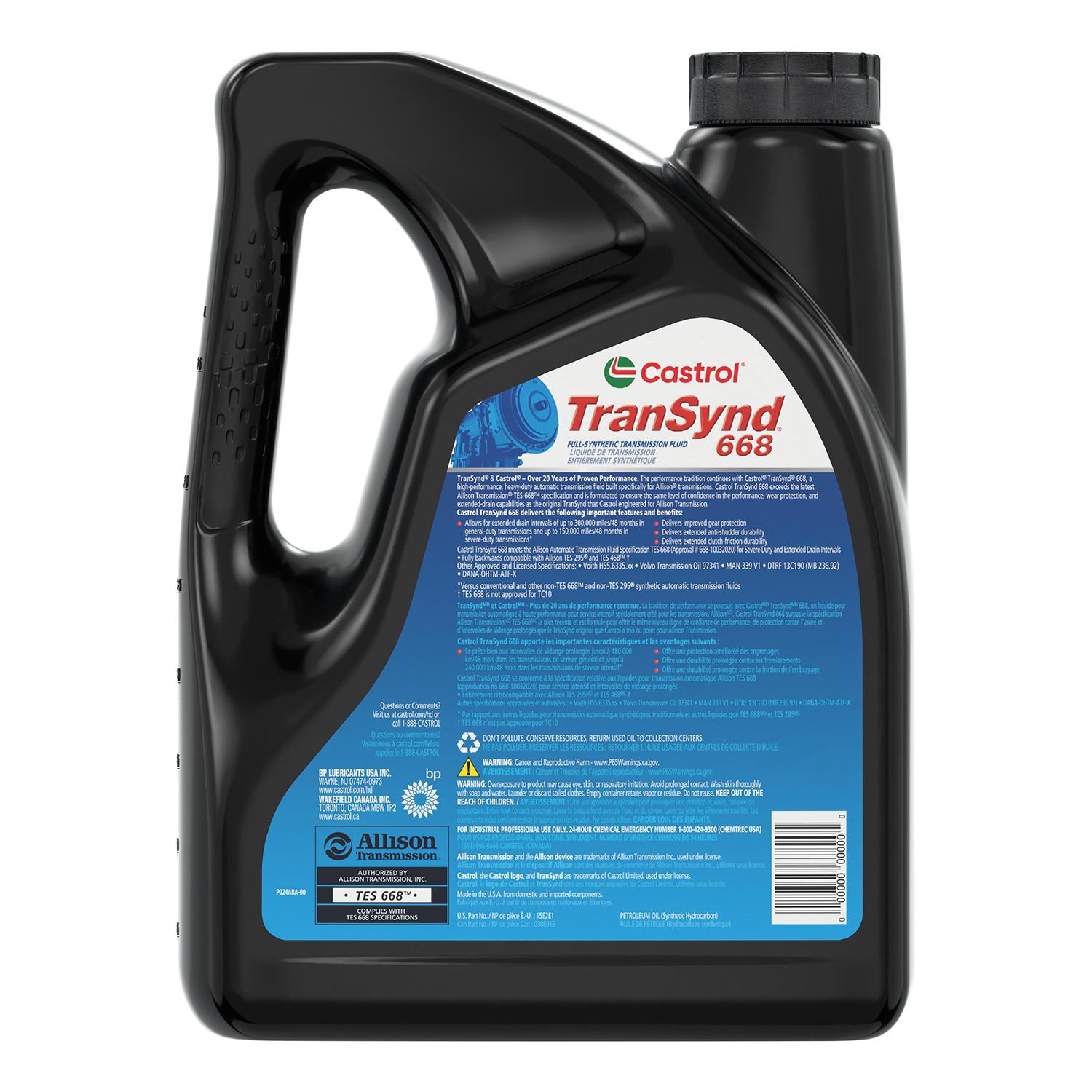 エッセンシャルオイル アクレフレンズ 第6版 Castrol TranSynd Full Synthetic Automatic Transmission Fluid
