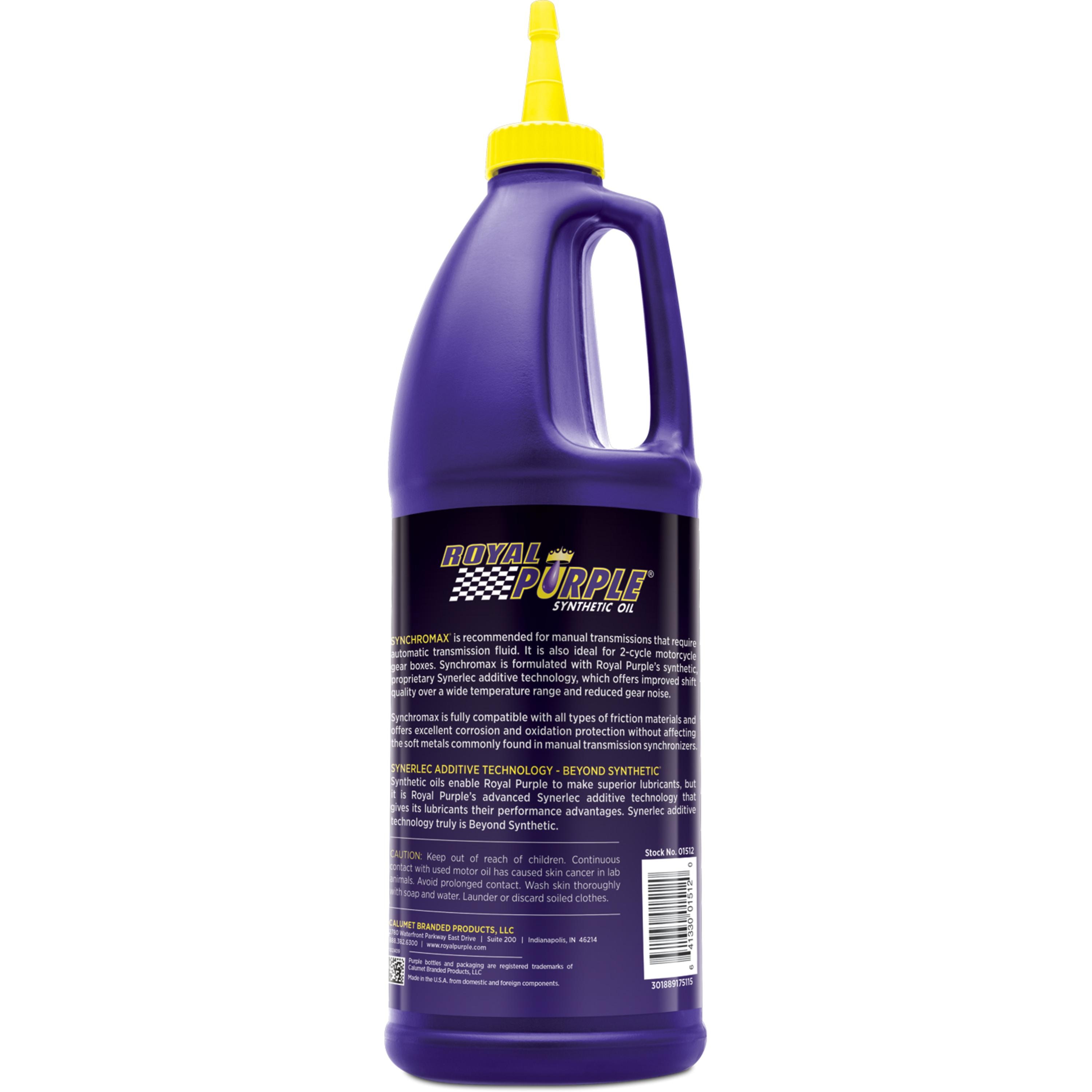 Royal Purple Synchromax Synthetic Manual Transmission Fluid 1