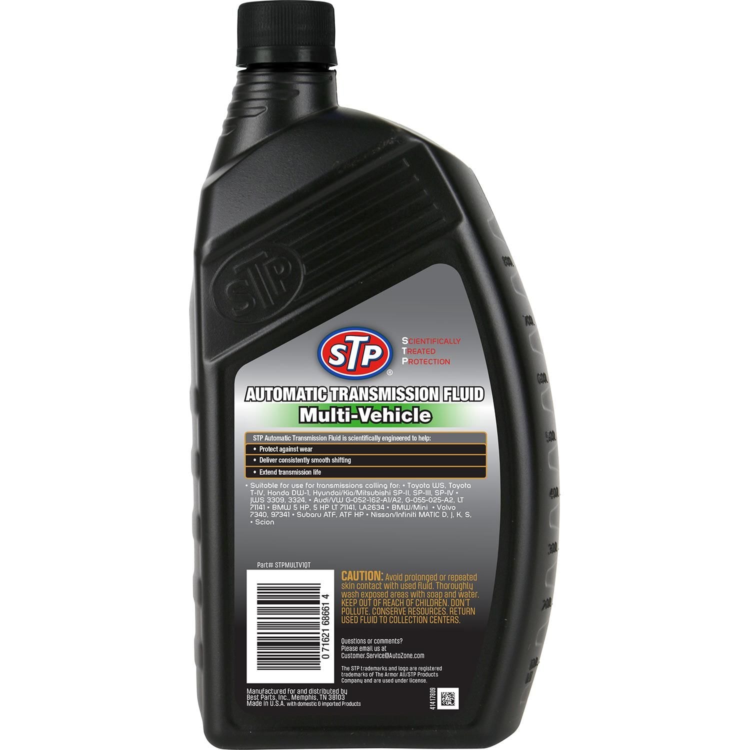 STP Multi-Vehicle Automatic Transmission Fluid 1 Quart | AutoZone
