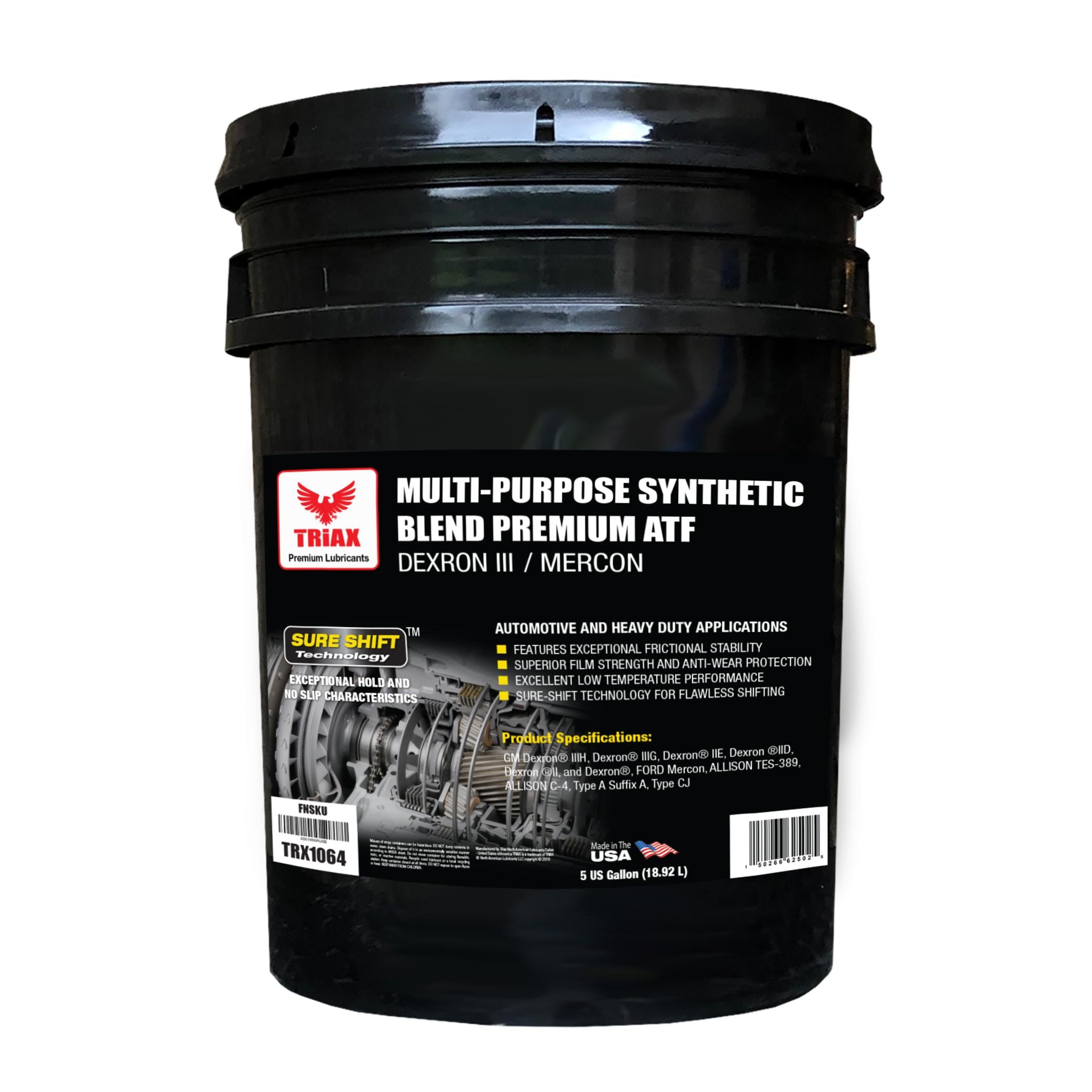 Triax Lubricants Multi-purpose ATF Dexron III Mercon Synthetic