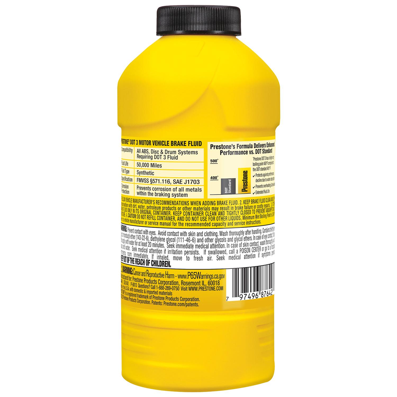 Prestone DOT 3 Brake Fluid 12 ounce | AutoZone