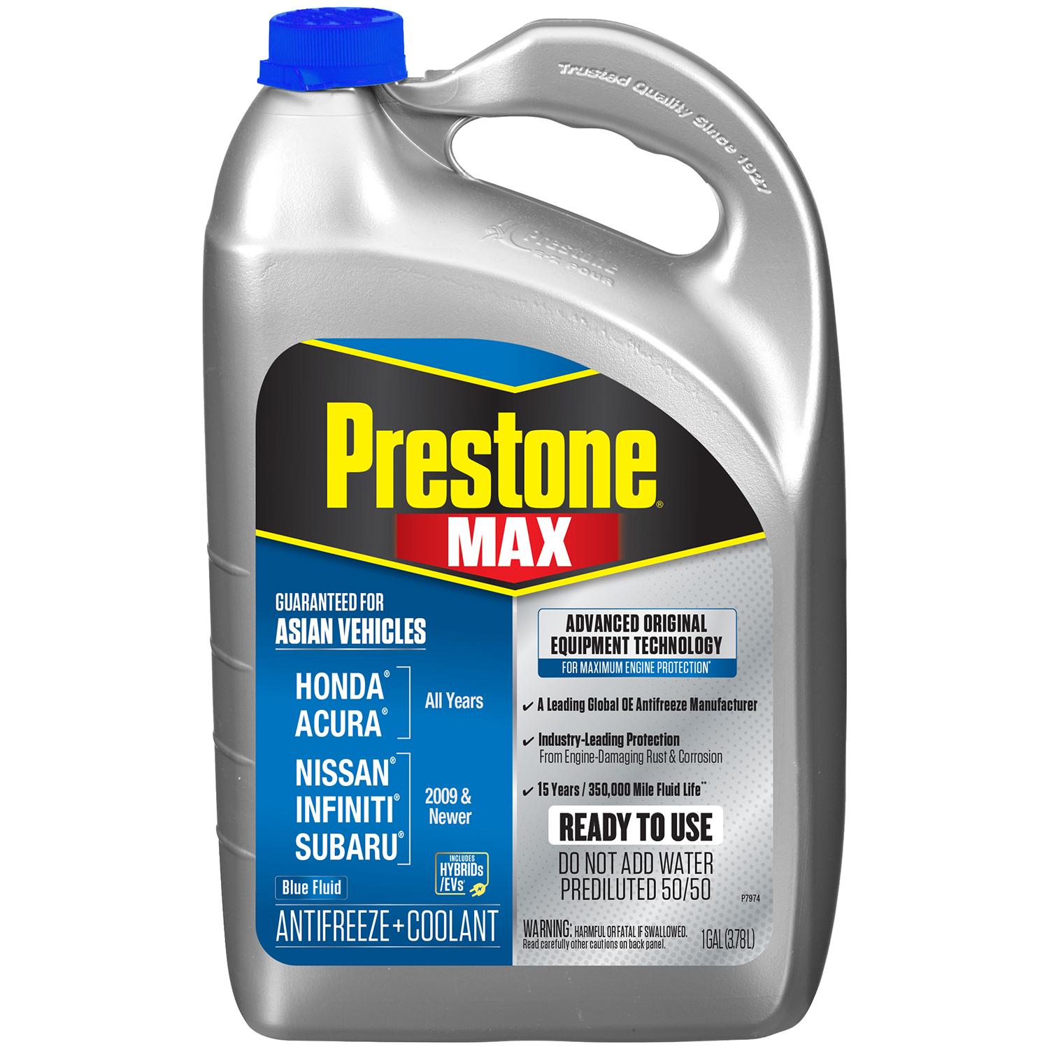 Prestone Blue Pre-Mixed Engine Coolant / Antifreeze for Honda Pilot