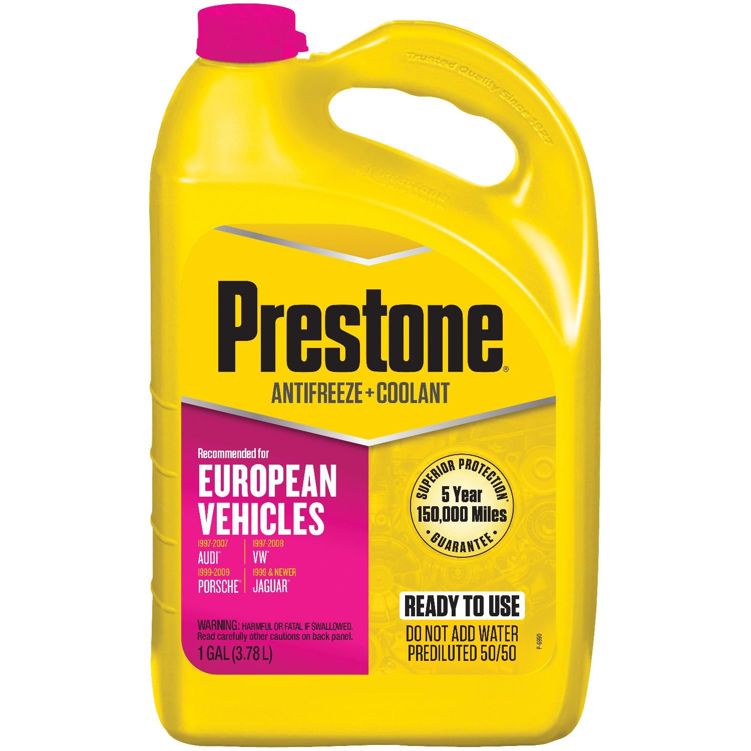 Prestone Pink Pre-Mixed Engine Coolant / Antifreeze for Dodge Ram 1500