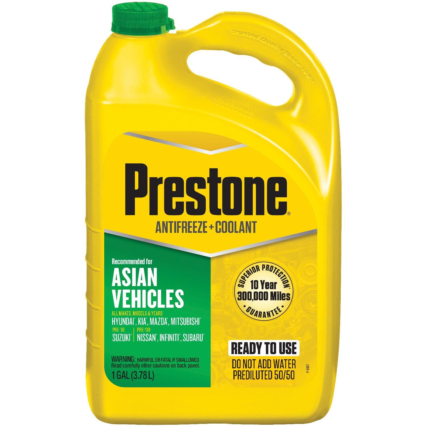 Prestone Green Pre-Mixed Engine Coolant / Antifreeze for Dodge Ram 1500
