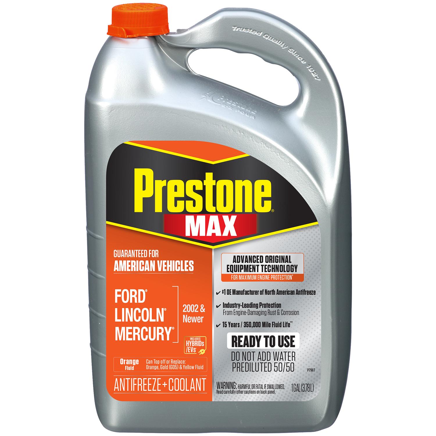 Prestone Orange Pre-Mixed Engine Coolant / Antifreeze for Dodge Ram 1500