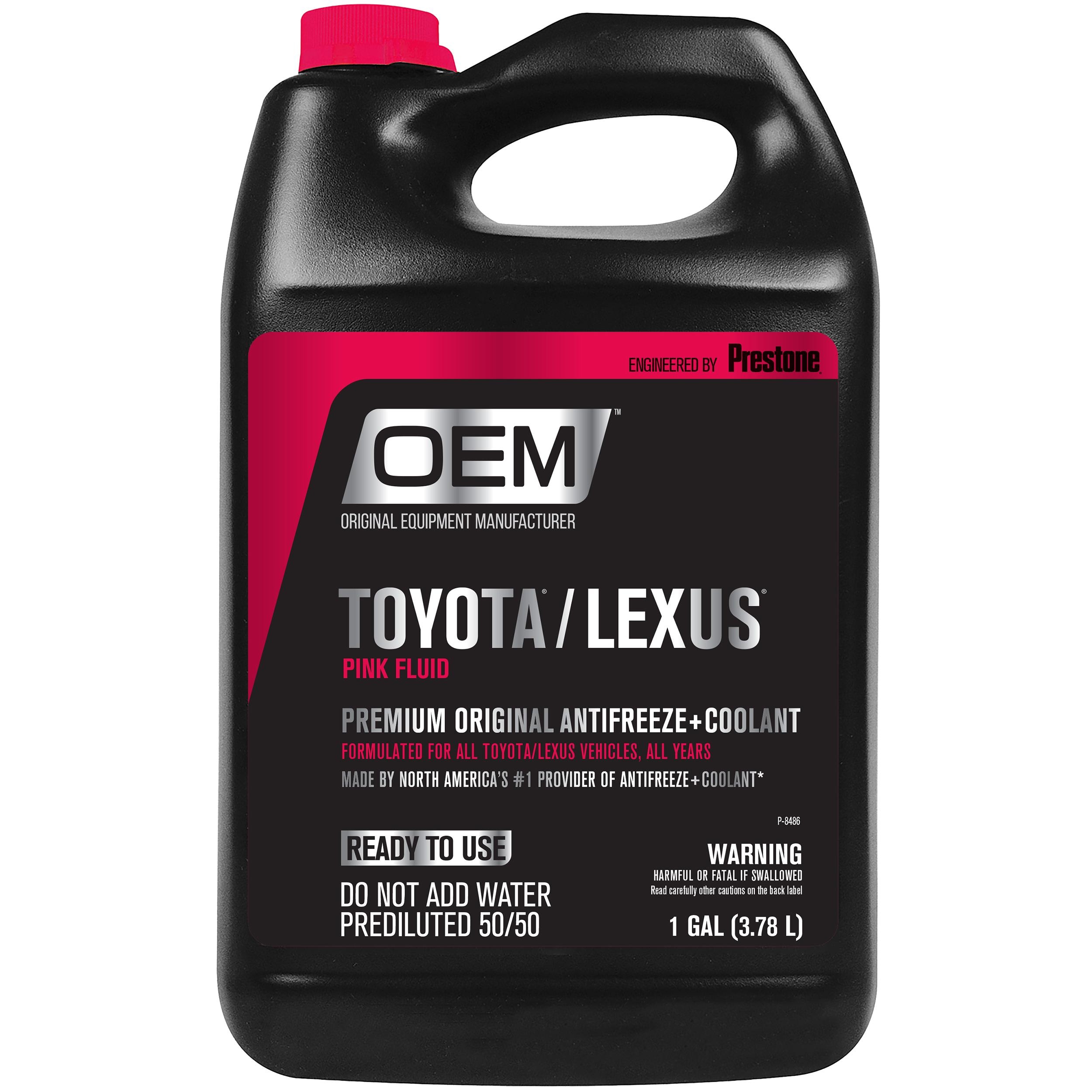 OEM by Prestone Yellow Engine Coolant and Antifreeze Pre-Mixed