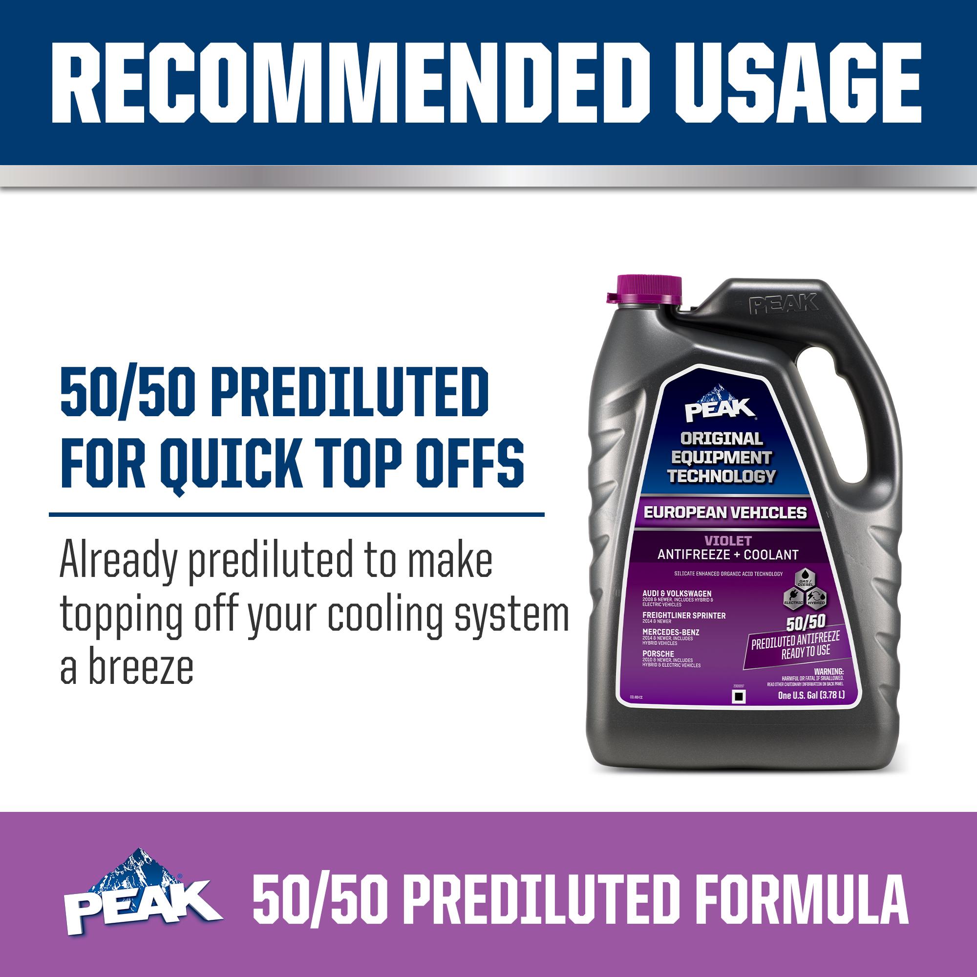 PEAK Original Equipment Technology European Violet Pre-Mixed
