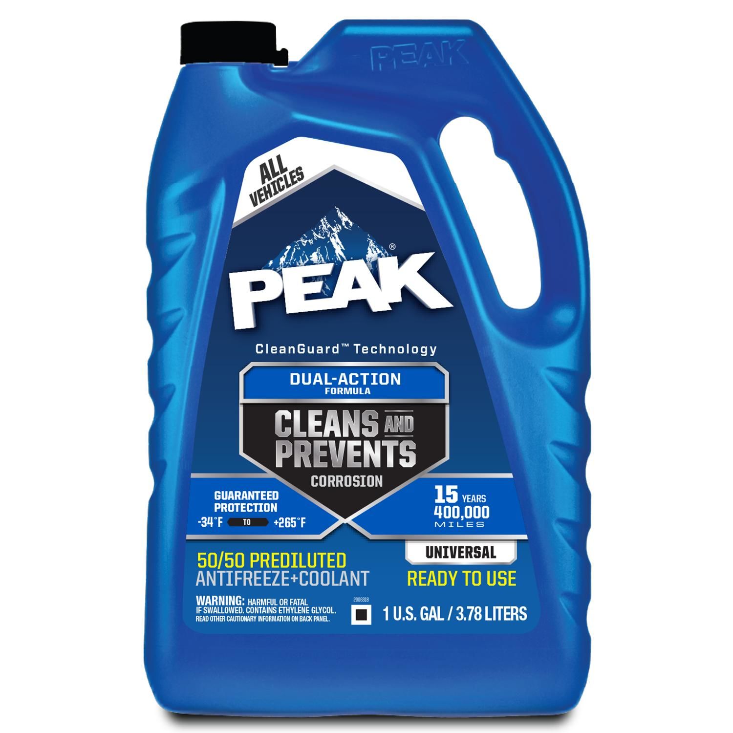 PEAK Universal Yellow Pre-Mixed Engine Coolant / Antifreeze for Honda Pilot