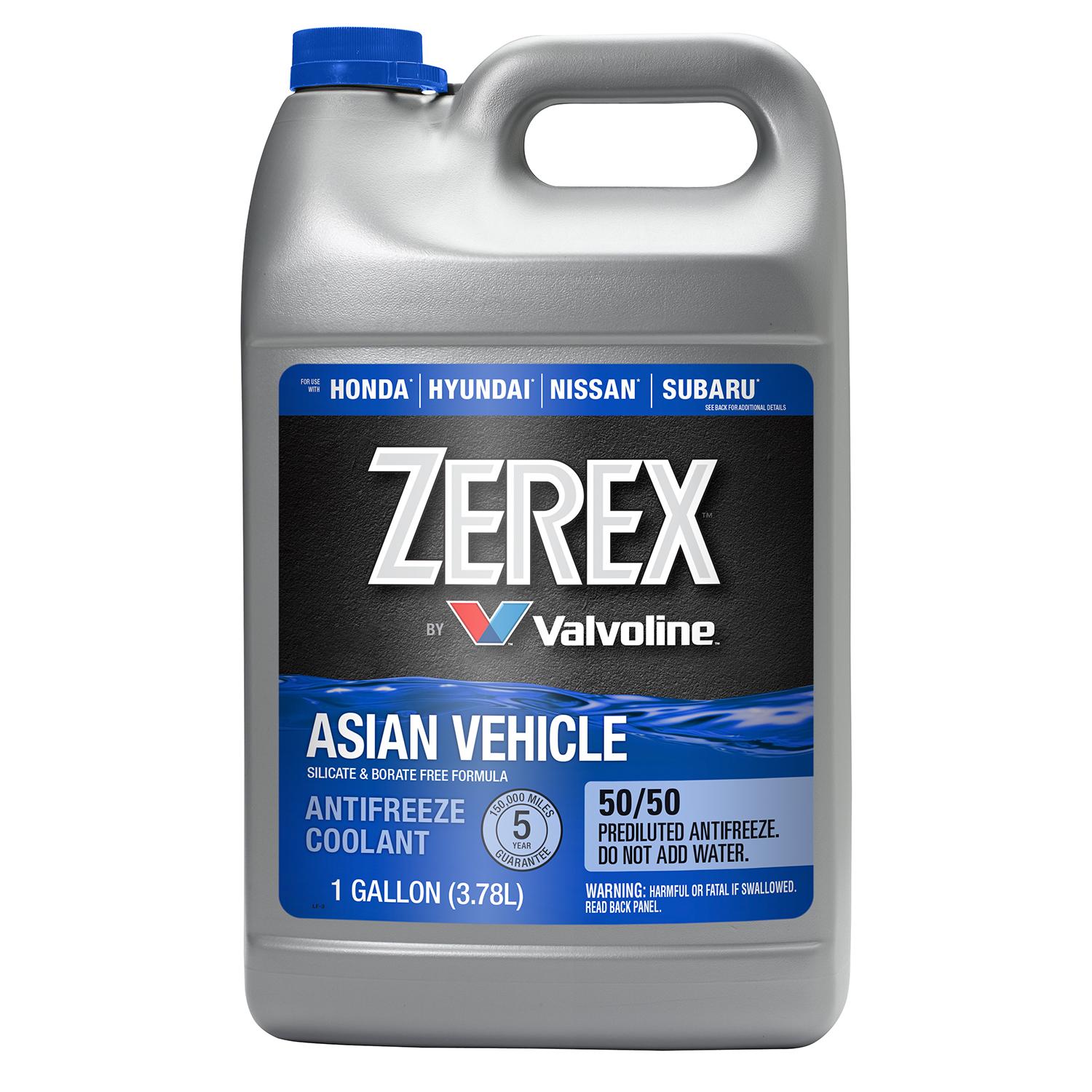 Zerex Asian Vehicle Blue Engine Coolant and Antifreeze Pre-Mixed for Dodge D150