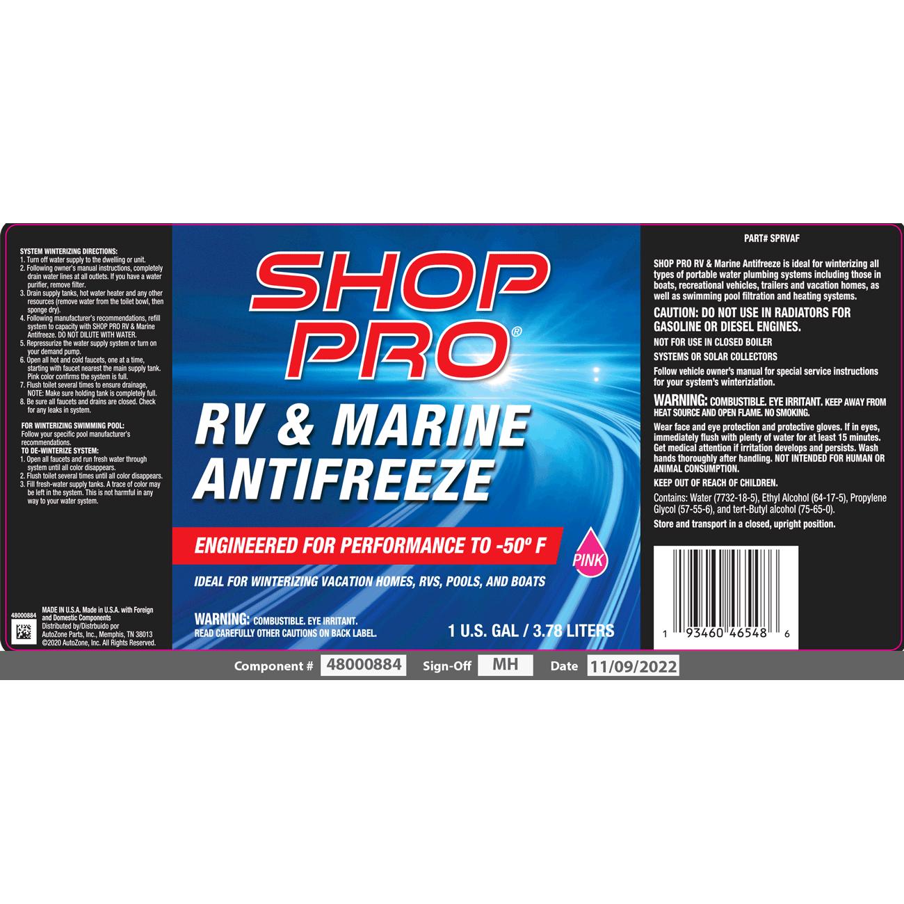 ShopPro Red Concentrate Coolant / Antifreeze | AutoZone