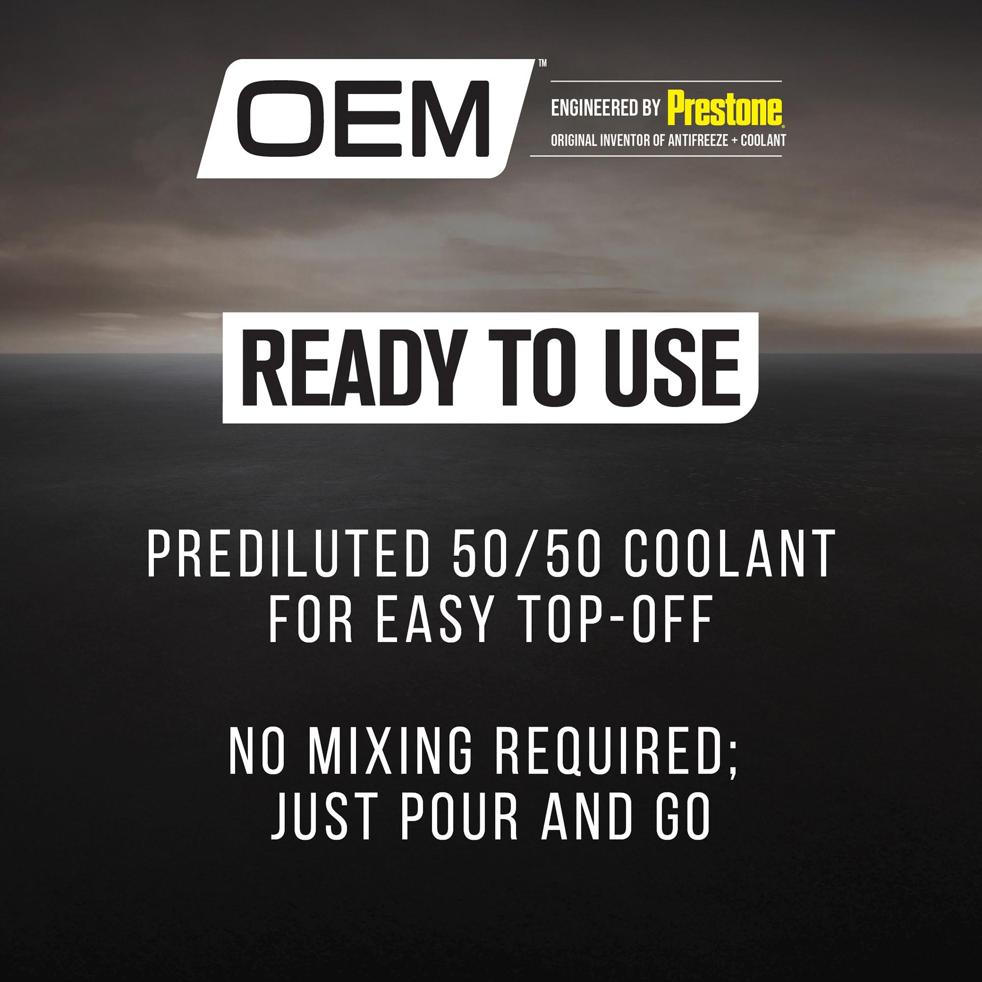 OEM by Prestone Yellow Engine Coolant and Antifreeze Pre-Mixed