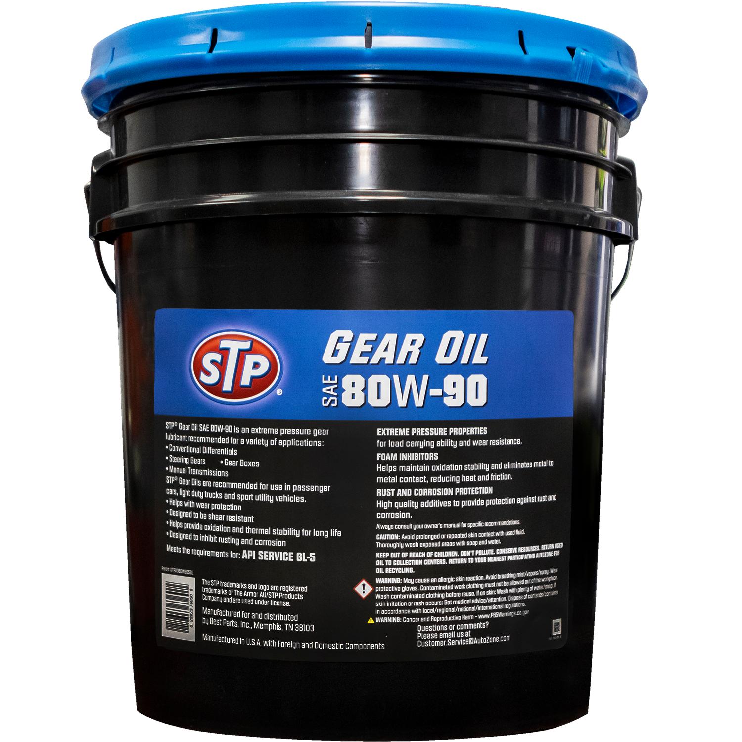 SUPER TAINETSU GEAR OIL SAE80（ミッション用） STP Conventional Gear Oil 80W-90 5 Gallon | AutoZone