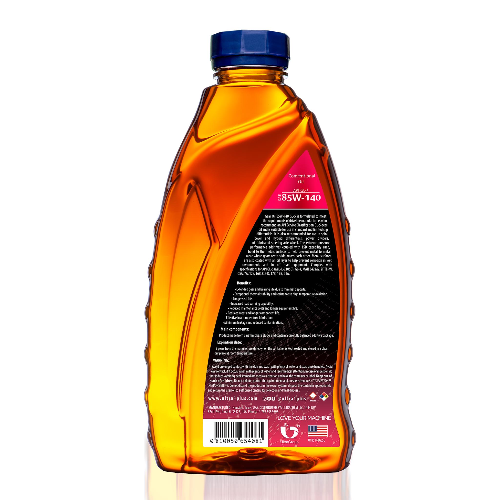 Ultra1Plus U1P-Gear Conventional Gear Oil 85W-140 | AutoZone