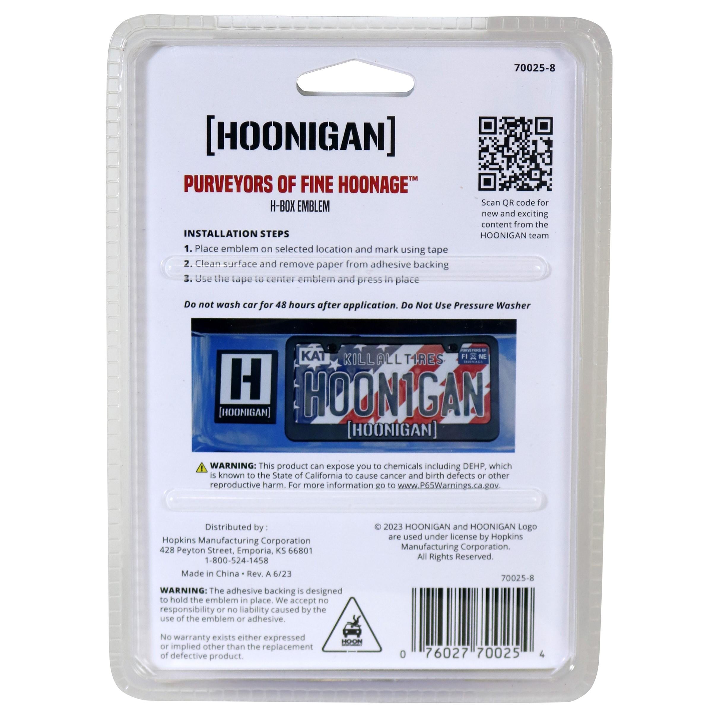 Hoonigan Emblem 22-1-70025-8 | AutoZone