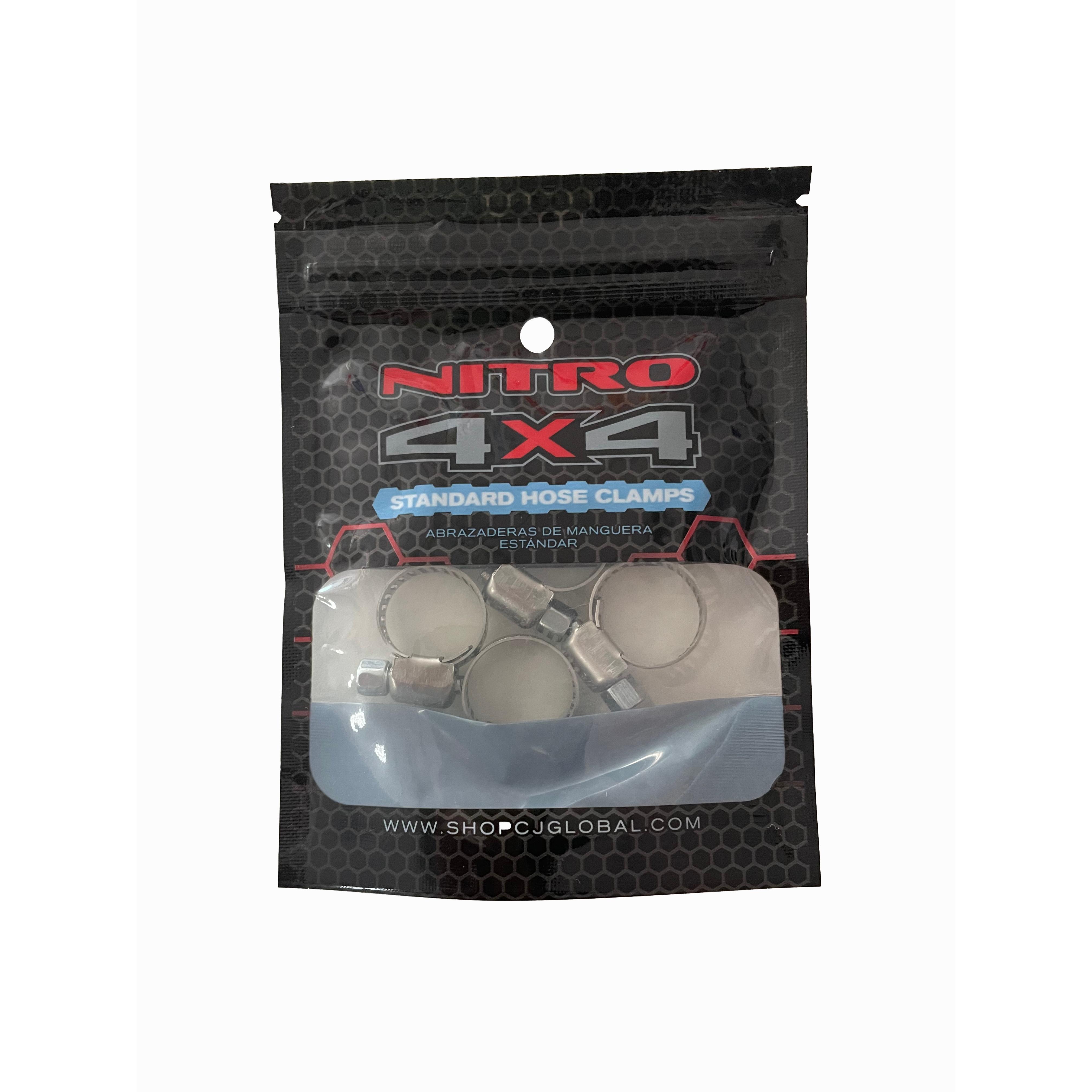 Nitro 4 X 4 Hose Clamp 4 Piece 25184 | AutoZone