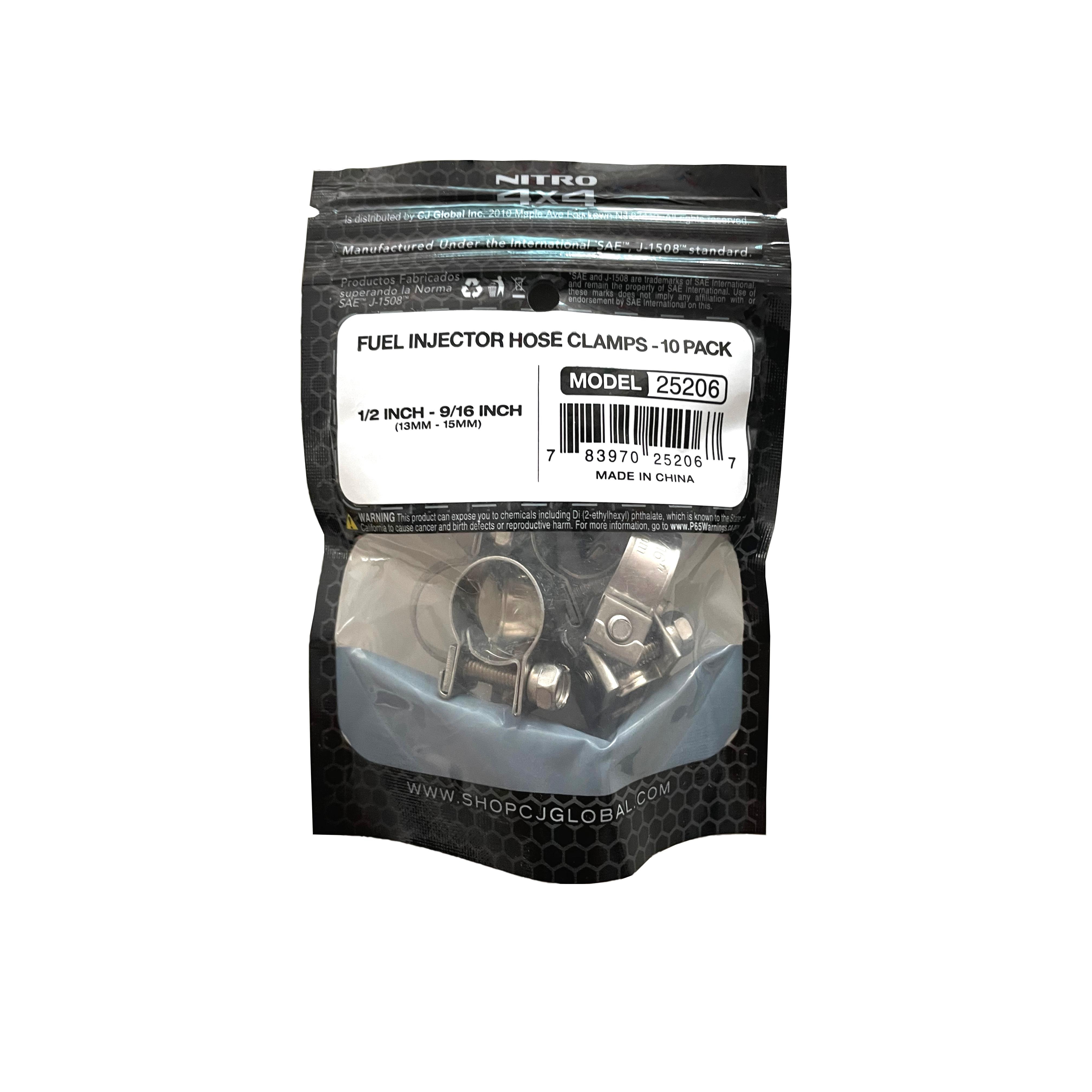 Nitro 4 X 4 Hose Clamp 10 Piece 25206 | AutoZone