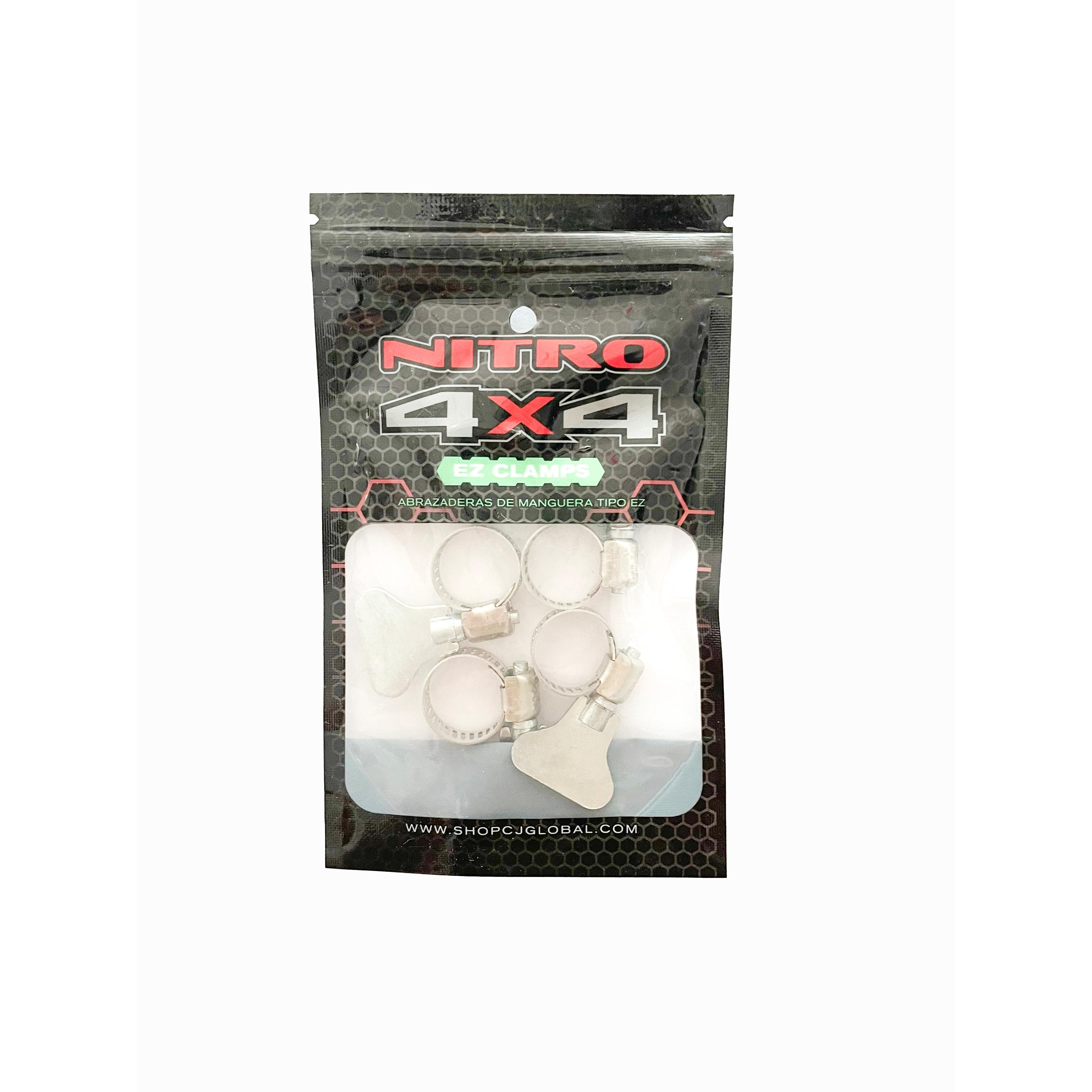 Nitro 4 X 4 Hose Clamp 4 Piece 25370 | AutoZone