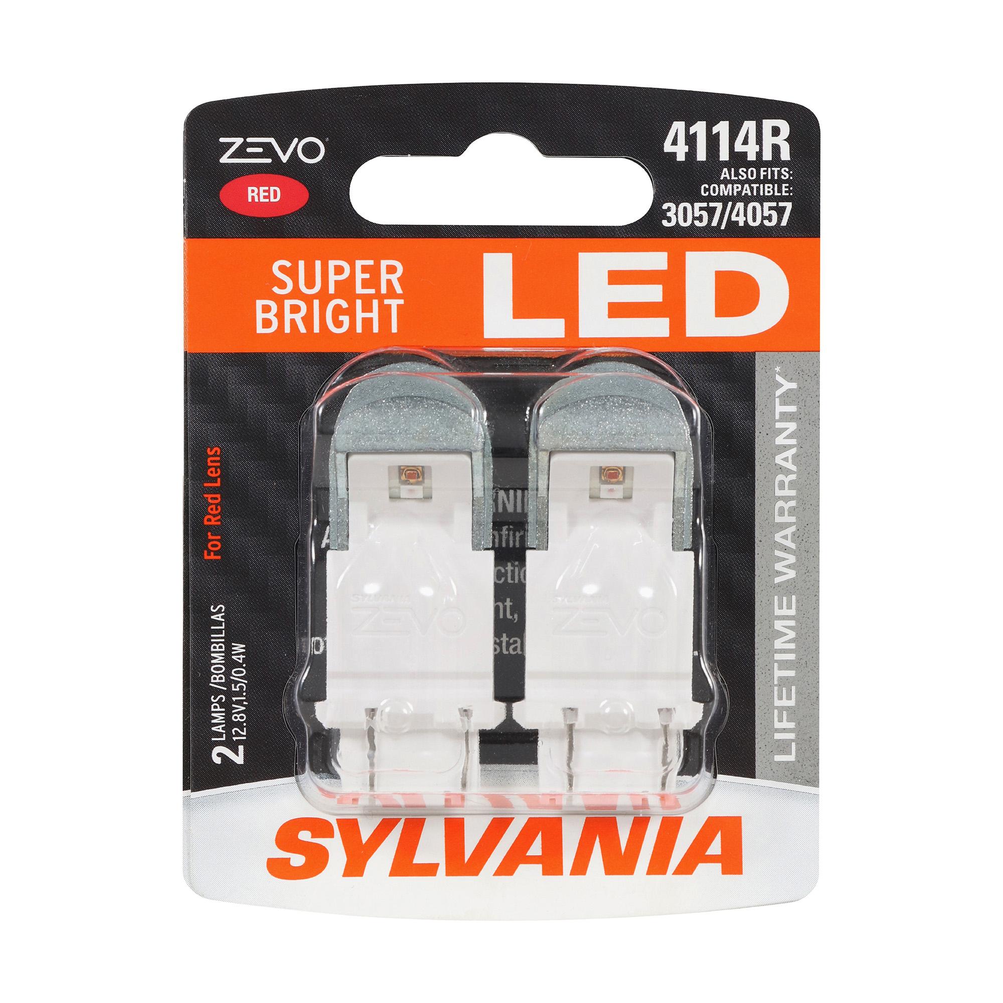 Sylvania ZEVO Red Super Bright LED Light 2 Piece | AutoZone