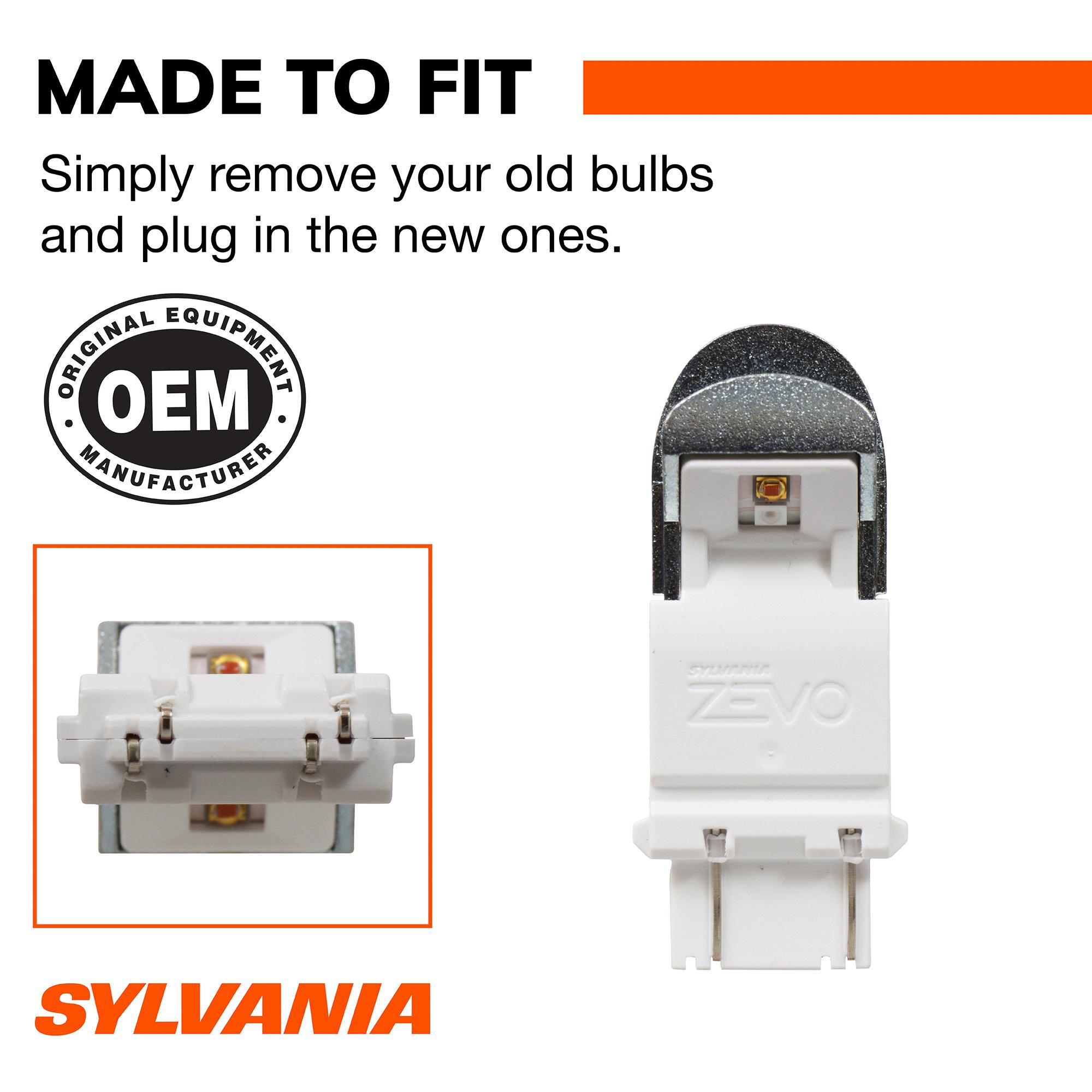 Sylvania ZEVO Red Super Bright LED Light 2 Piece | AutoZone