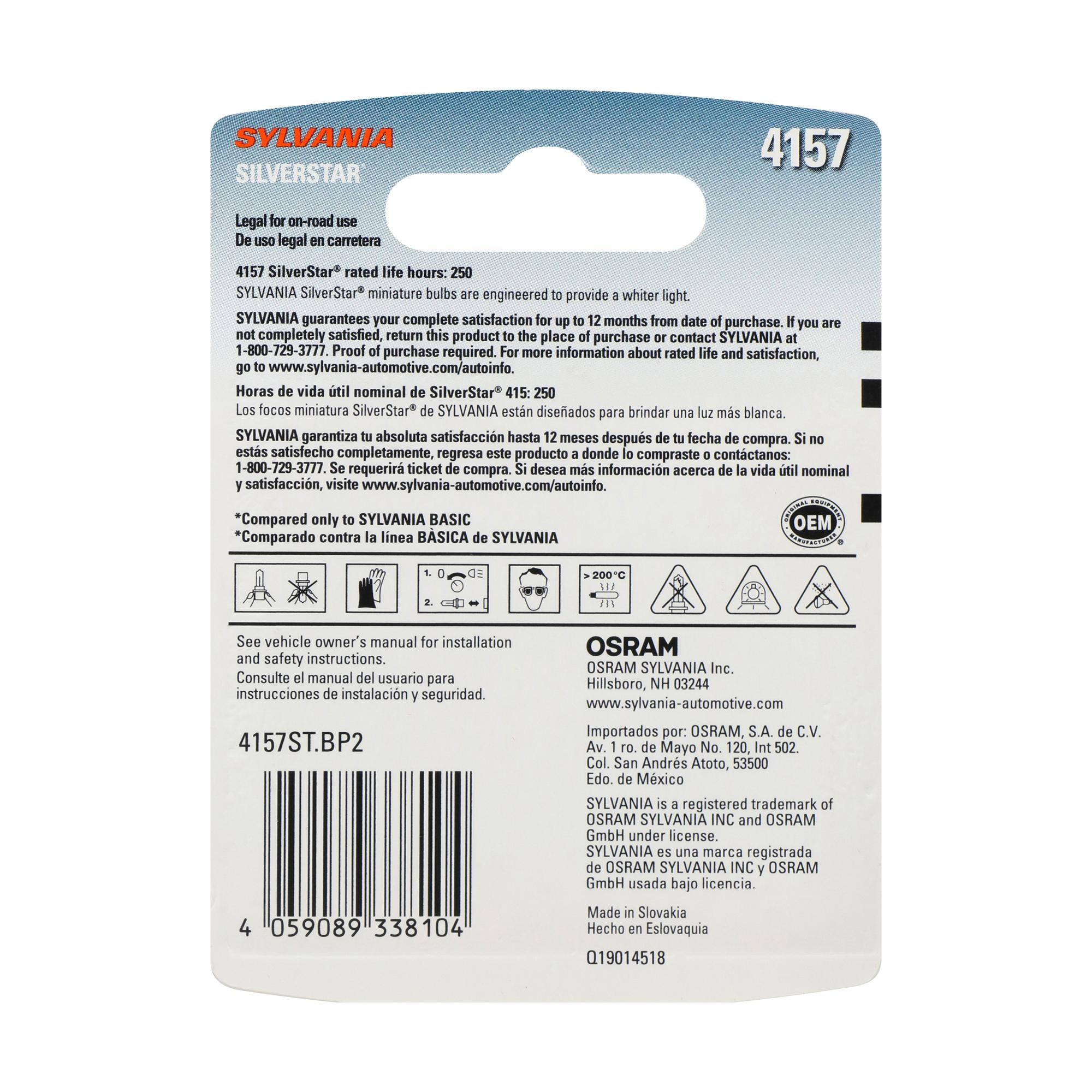 SilverStar Mini Bulb 4157ST