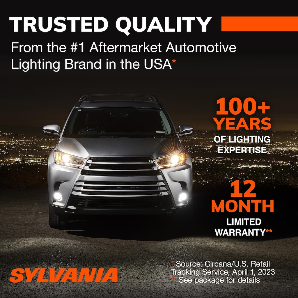 Sylvania Long Life Amber Light Bulb 2 Pack 4257NALL | AutoZone