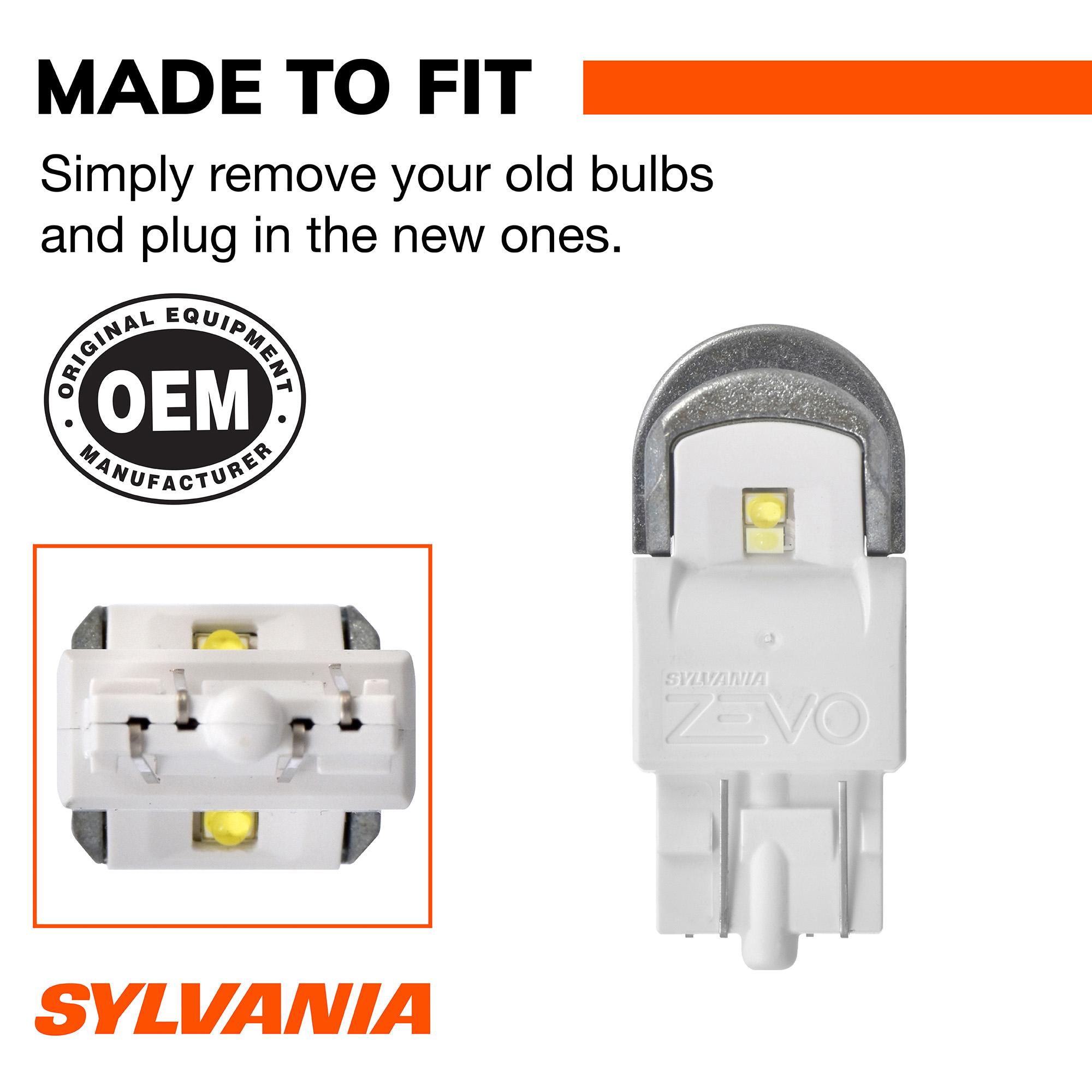 Sylvania White LED Light Bulb, 2 Pack 7444ZEVOLED | AutoZone